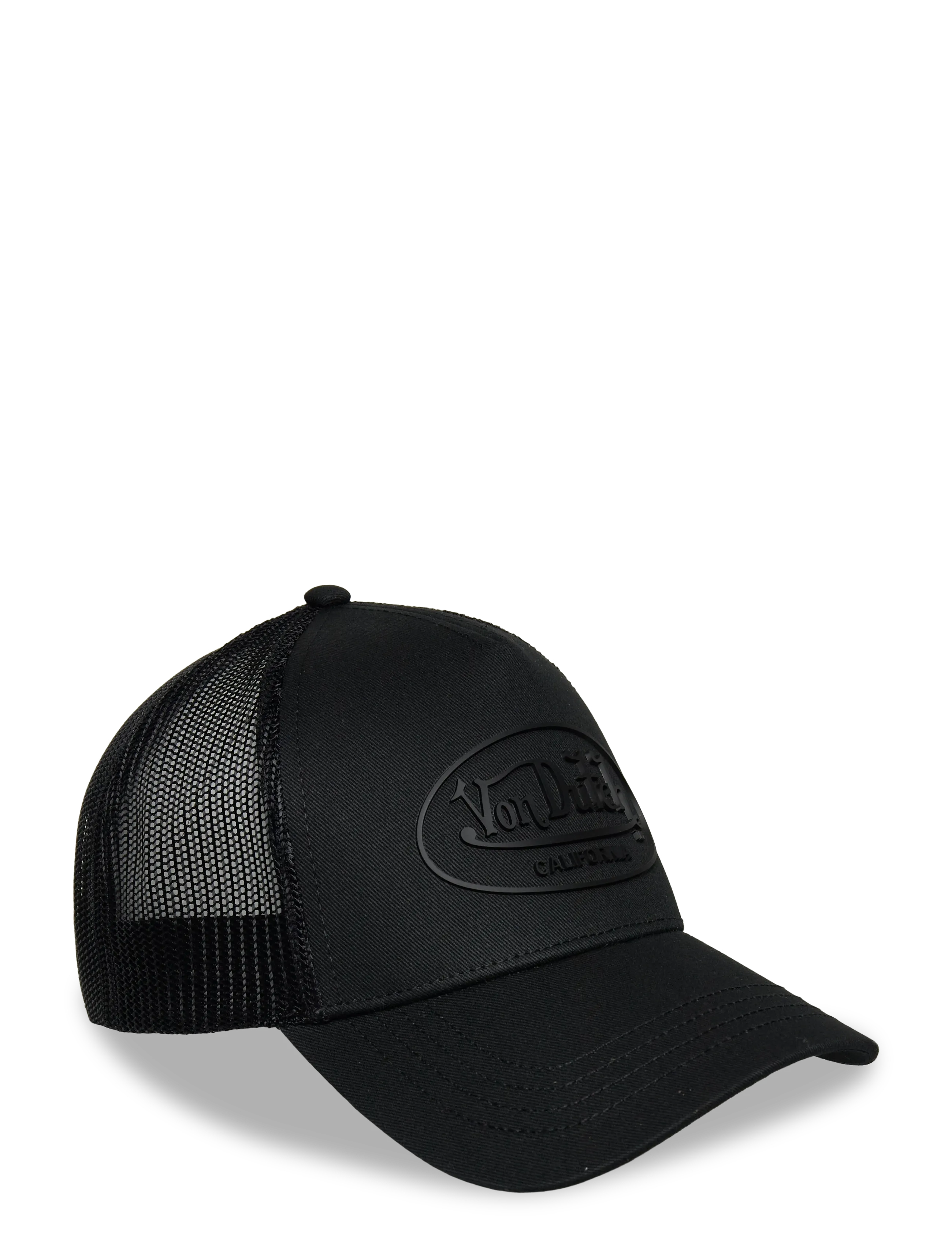 Von Dutch Oval Patch Schwarz Trucker Von Dutch, Herren, Trucker Cap, Schwarz, Gr.ONE SIZE