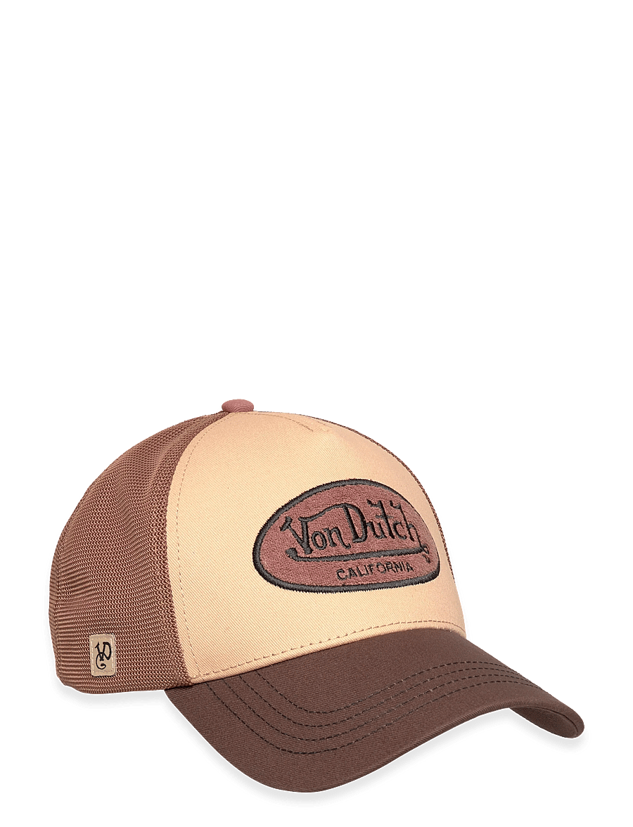 Von Dutch - Oval Patch Brown/Beige Trucker Von Dutch - nokamütsid - brown-beige - 0