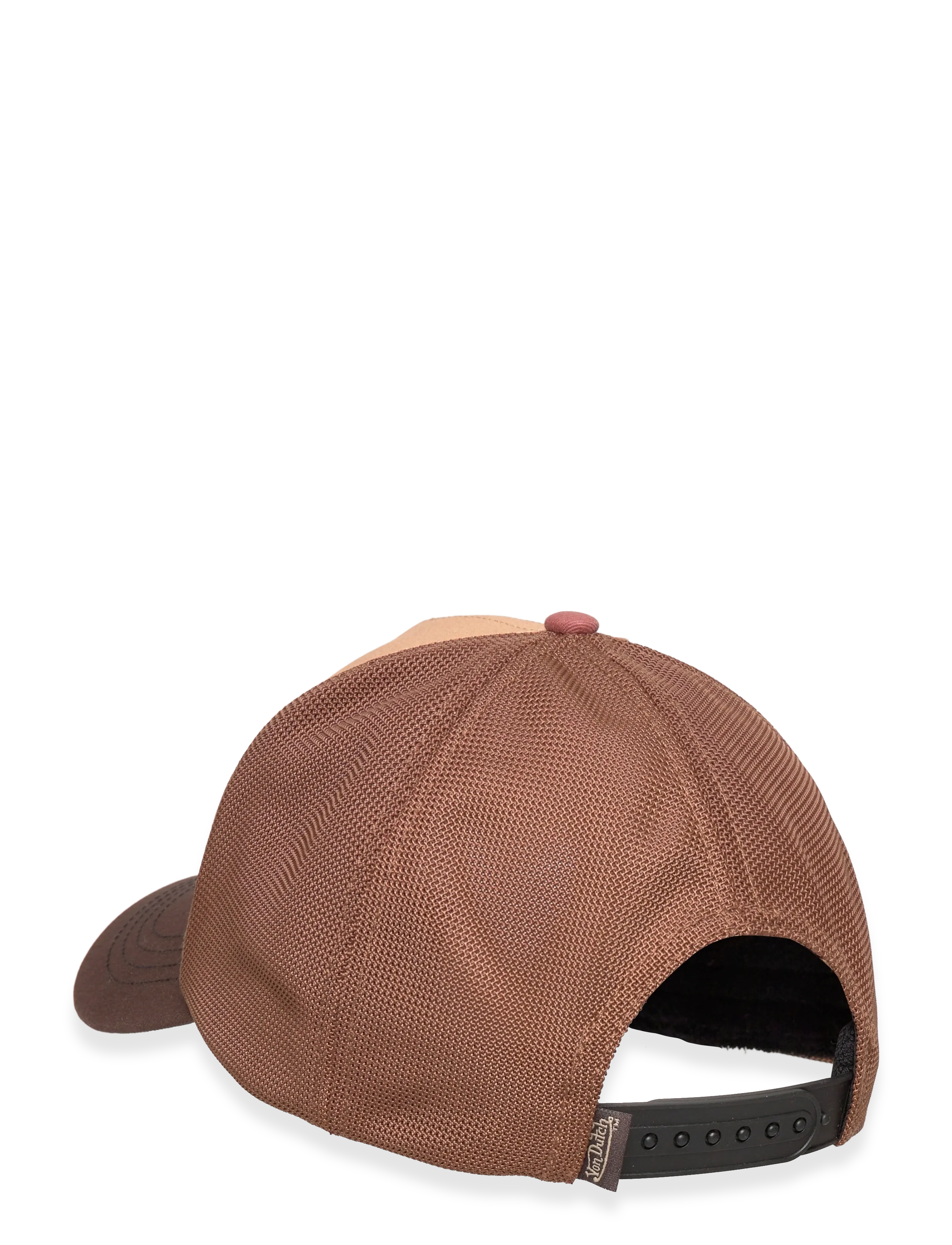 Von Dutch - Oval Patch Brown/Beige Trucker Von Dutch - caps - brown-beige - 1