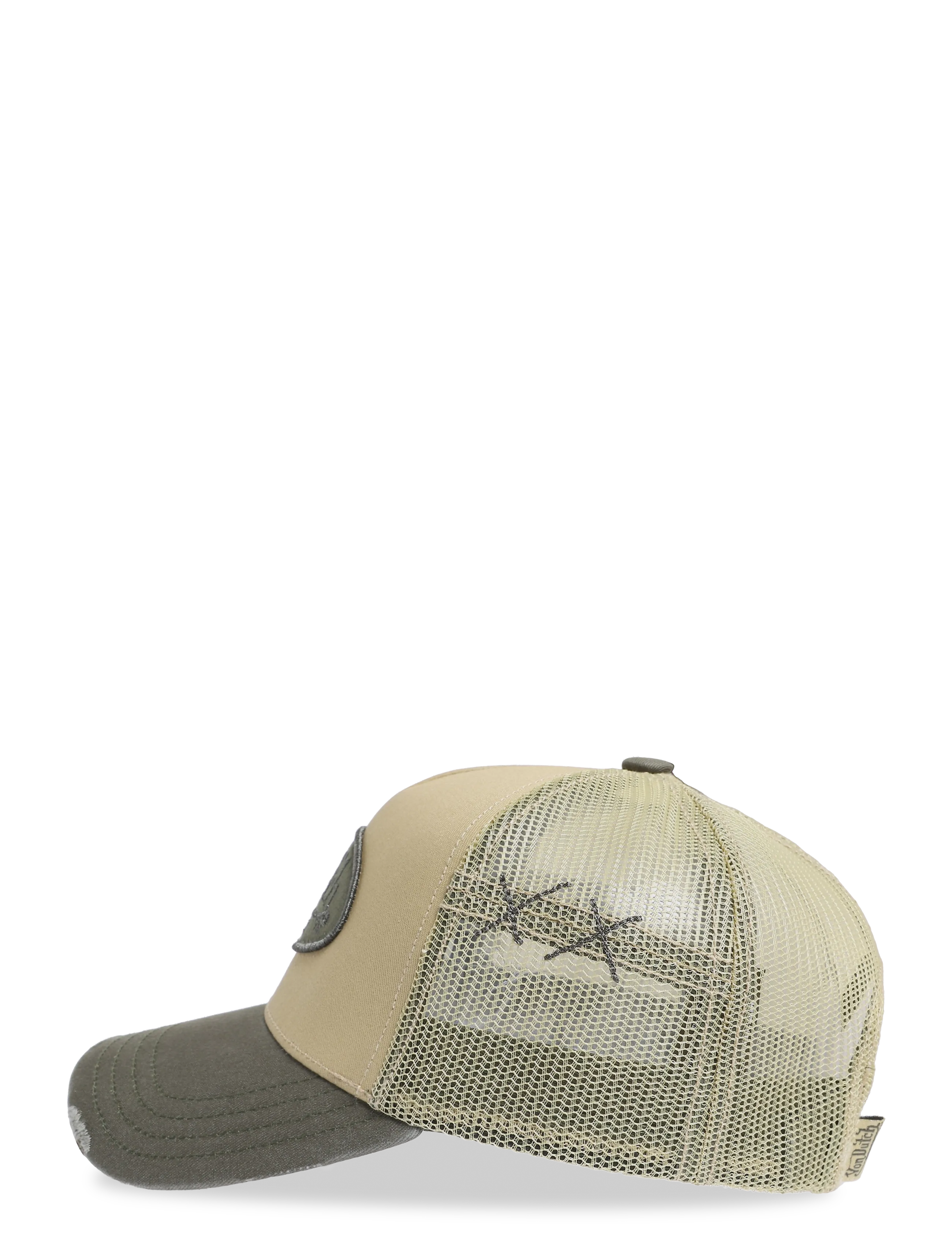 Von Dutch - Oval Patch Trucker Beige/Dark Green Von Dutch - madalaimad hinnad - beige - dark green - 2