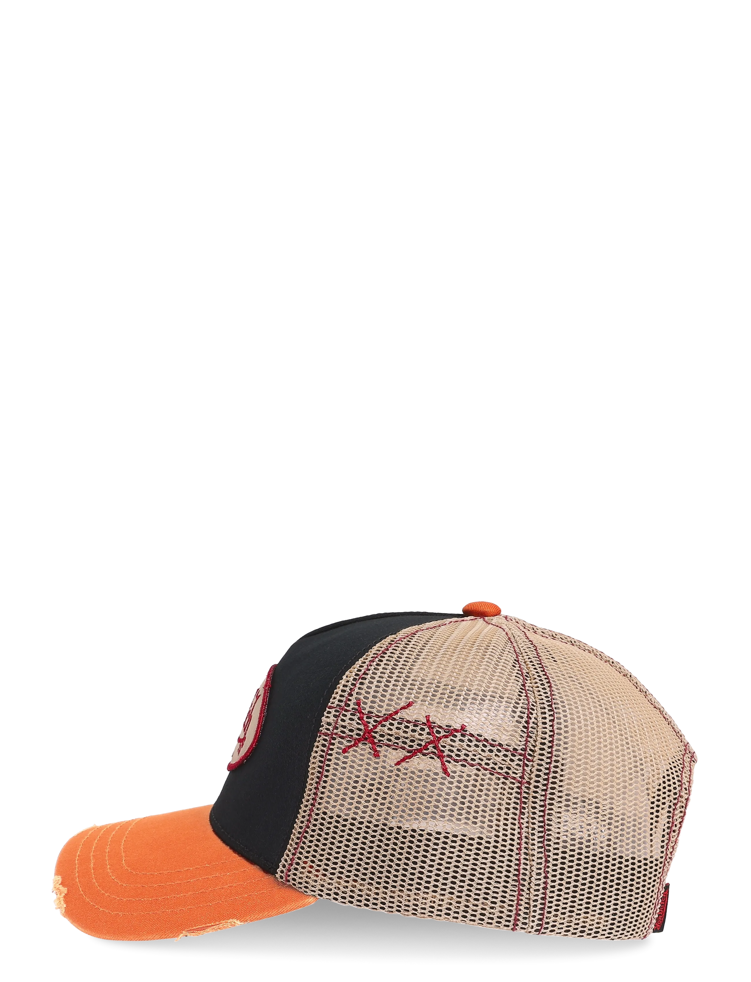 Von Dutch - Oval patch distressed white/black/orange Von Dutch - madalaimad hinnad - white - black - orange - 2