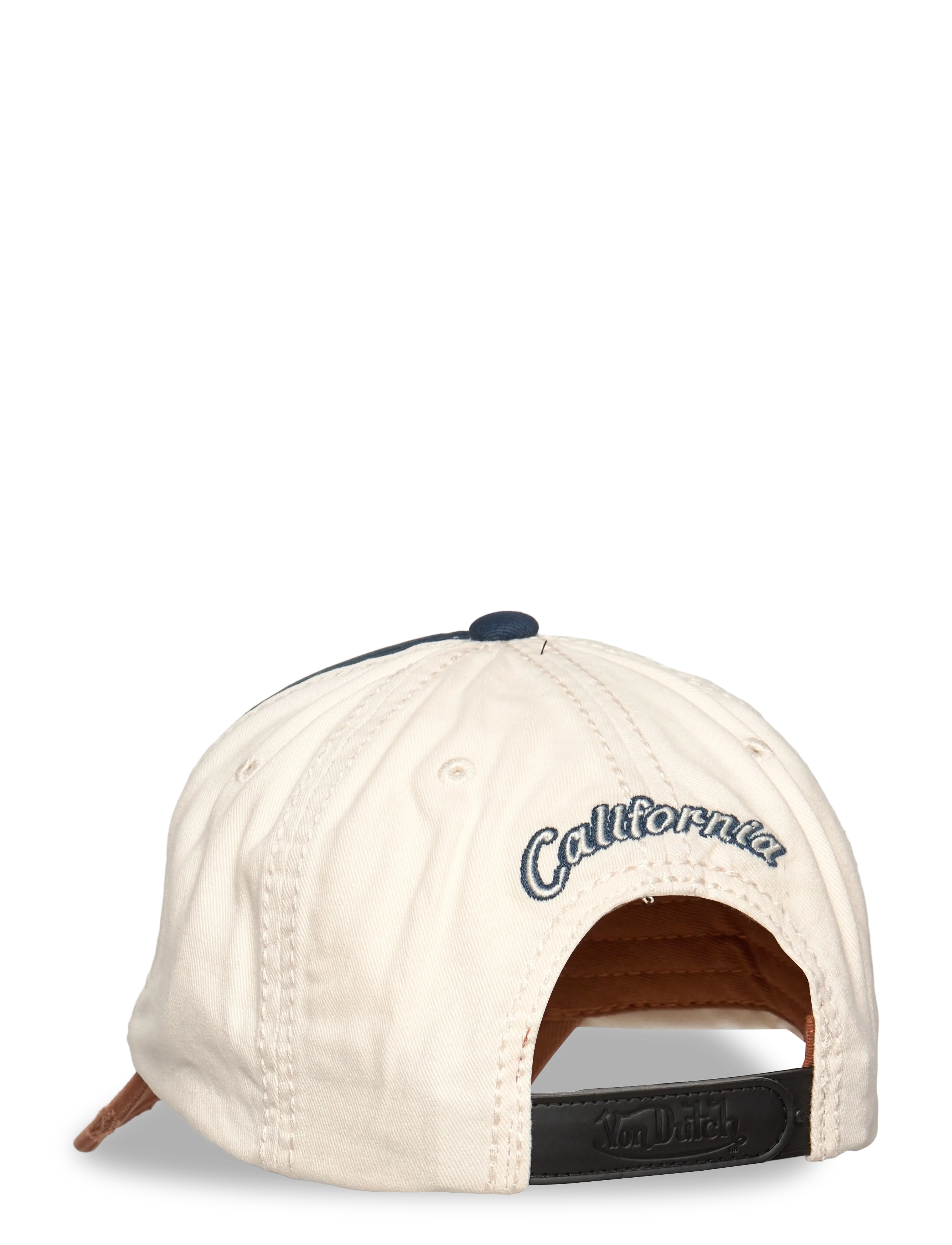 Von Dutch - Embroidery Baseball Cap White/Blue/Brown Von Dutch - petten - white & blue - 1