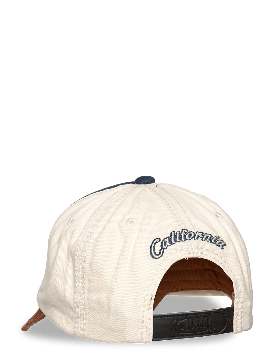 Von Dutch - Embroidery Baseball Cap White/Blue/Brown Von Dutch - petten - white & blue - 1