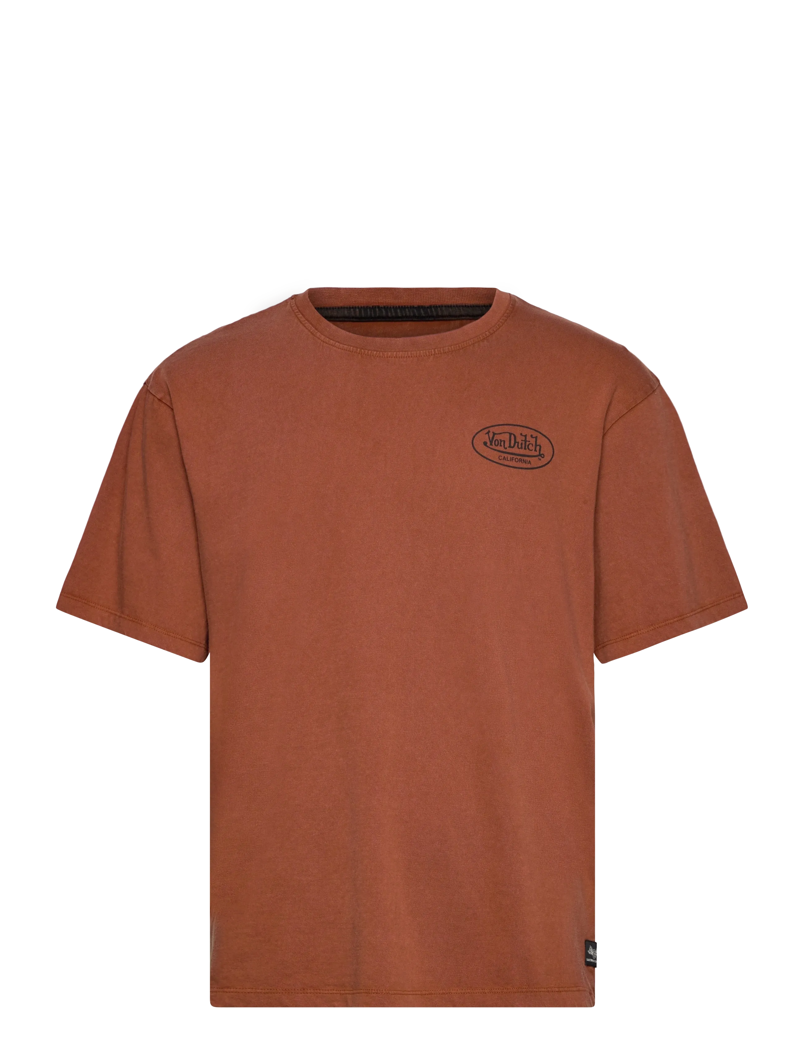 Von Dutch Helmet Cat - Tshirt - BURGUNDY