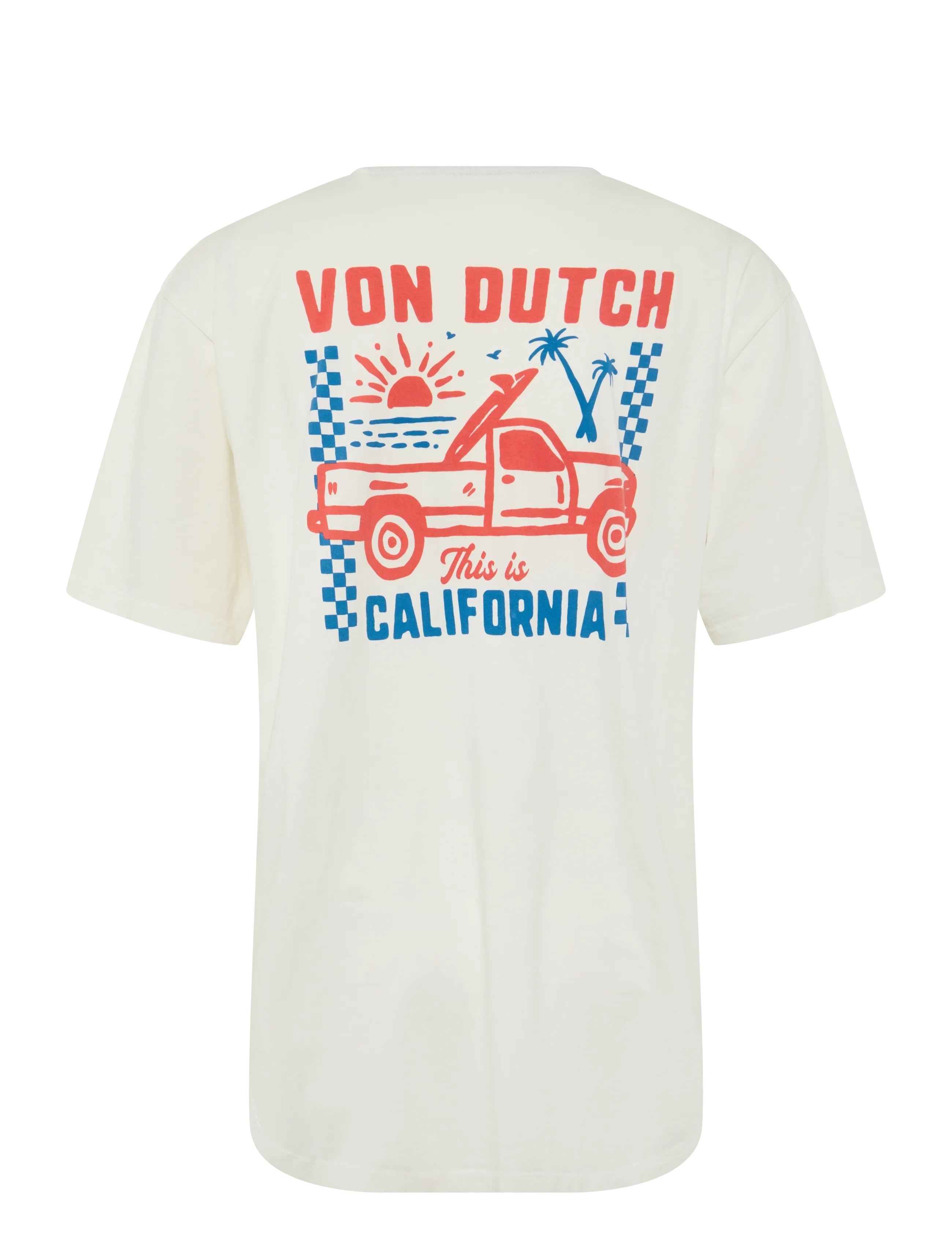 Von Dutch - California White T-shirt Von Dutch XL - kortærmede t-shirts - white - 2