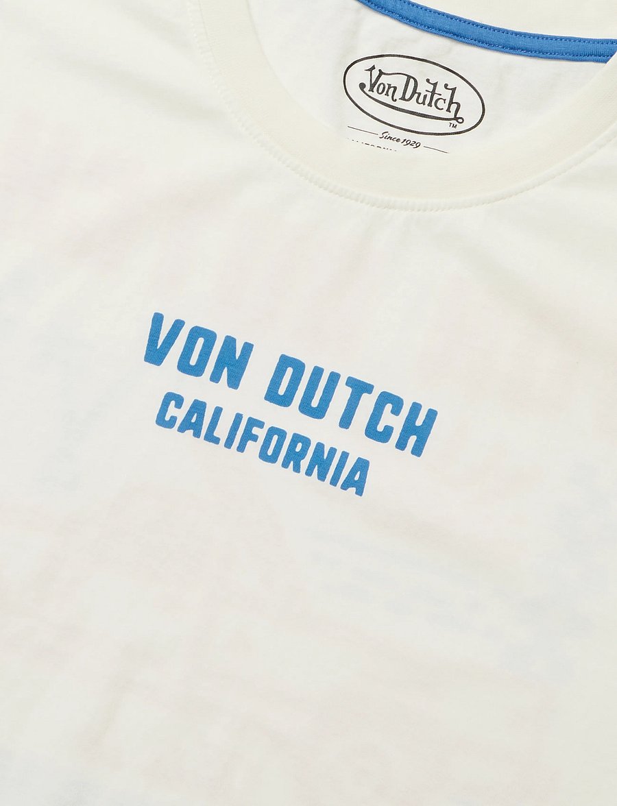 Von Dutch - California White T-shirt Von Dutch XL - kortærmede t-shirts - white - 5