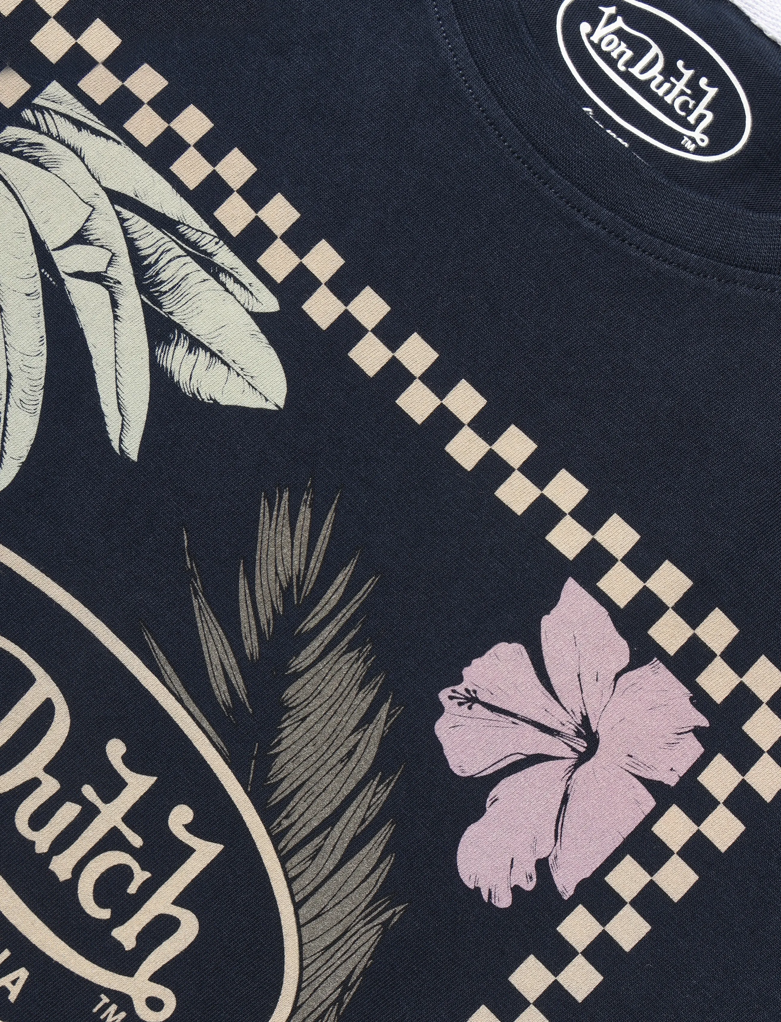 Von Dutch - Birds Flying Black T-shirt Von Dutch 3XL - kortærmede t-shirts - black - 5