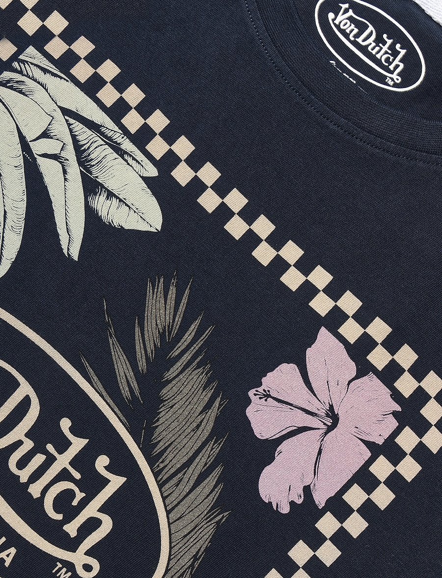 Von Dutch - Birds Flying Black T-shirt Von Dutch 3XL - kortærmede t-shirts - black - 5