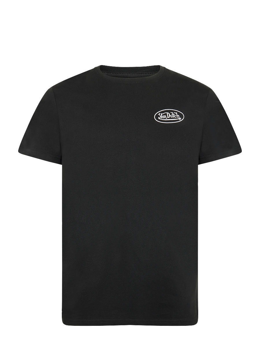Von Dutch - Oval Logo Black T-shirt Von Dutch XL - kurzärmelige t-shirts - black - 1