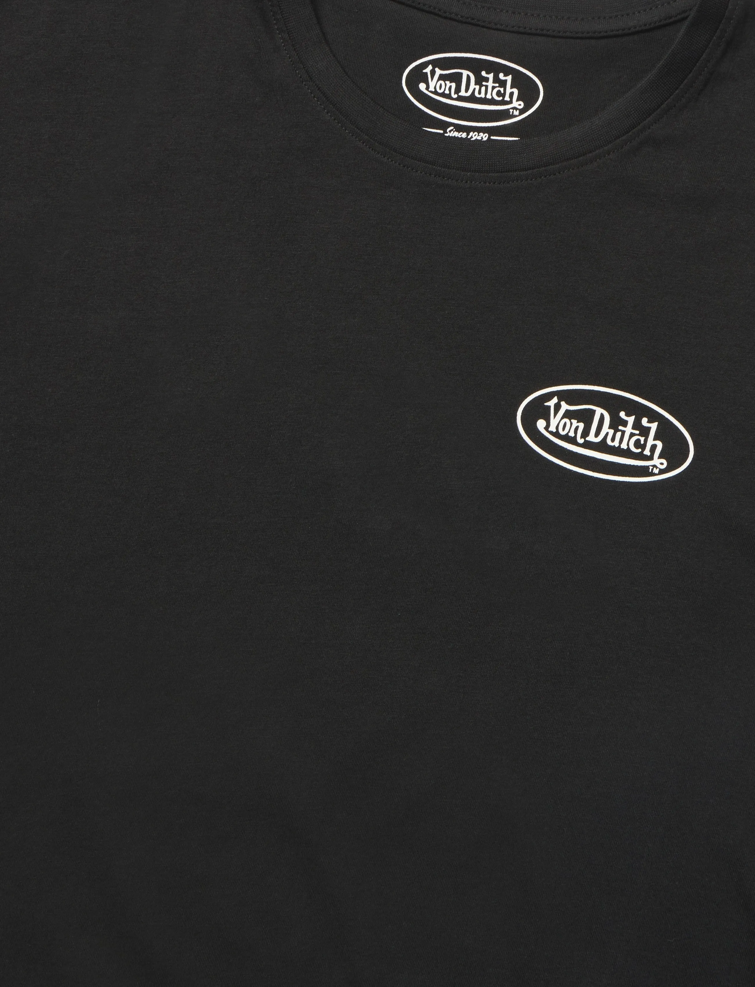 Von Dutch - Oval Logo Black T-shirt Von Dutch 3XL - kortærmede t-shirts - black - 2