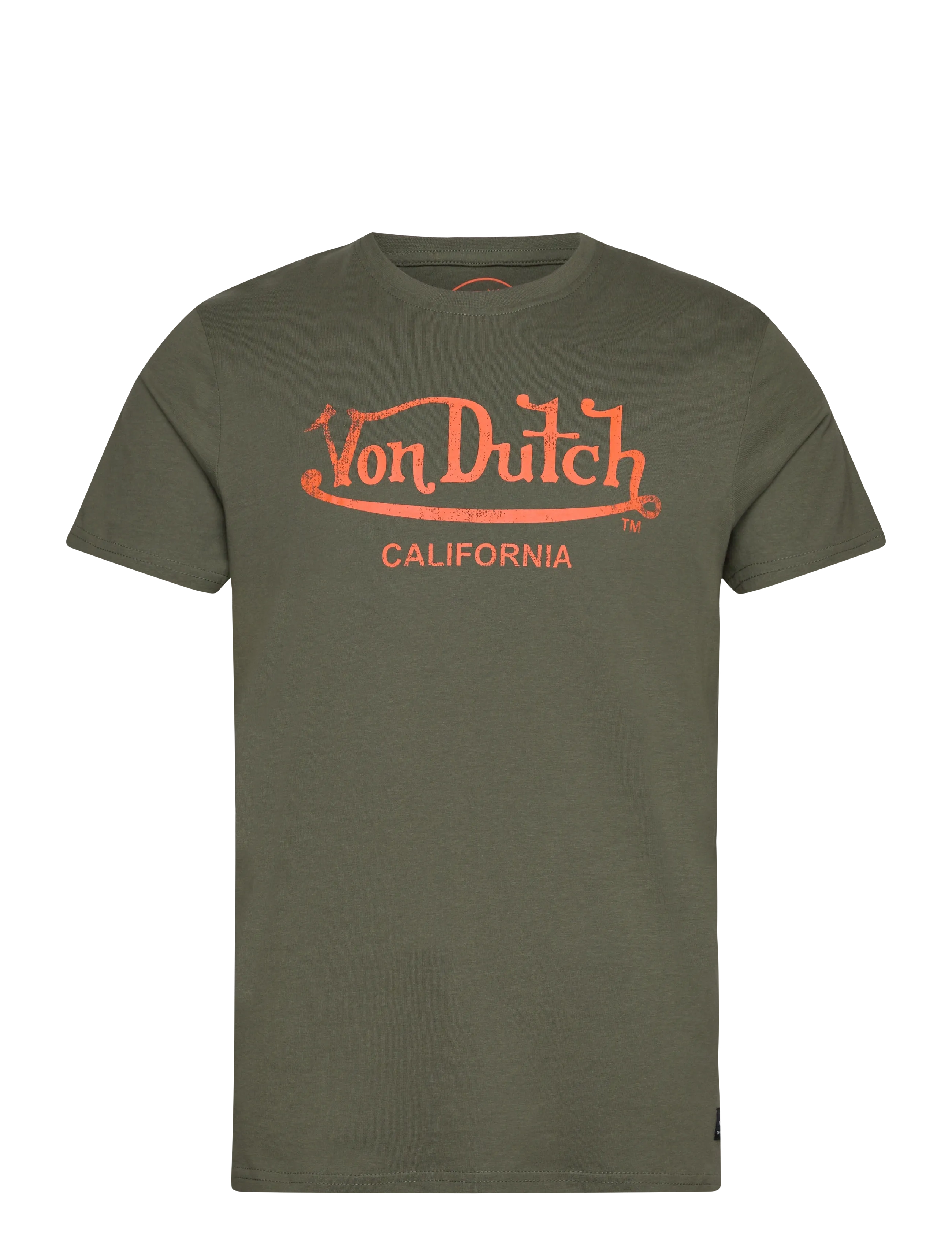 Von Dutch Wordmark - Tshirt - DARK GREEN