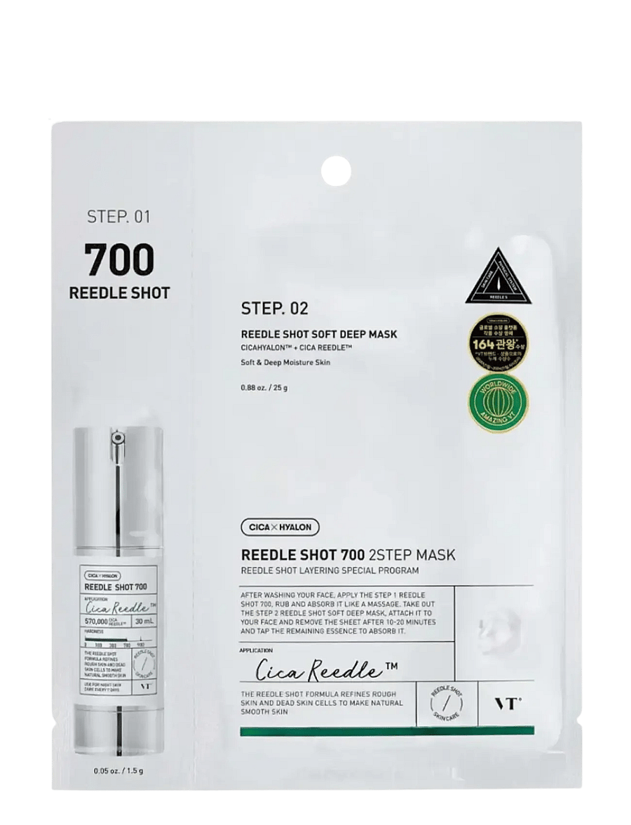 VT Cosmetics - Mild Reedle Shot 700 2-Step Mask - clear - 1