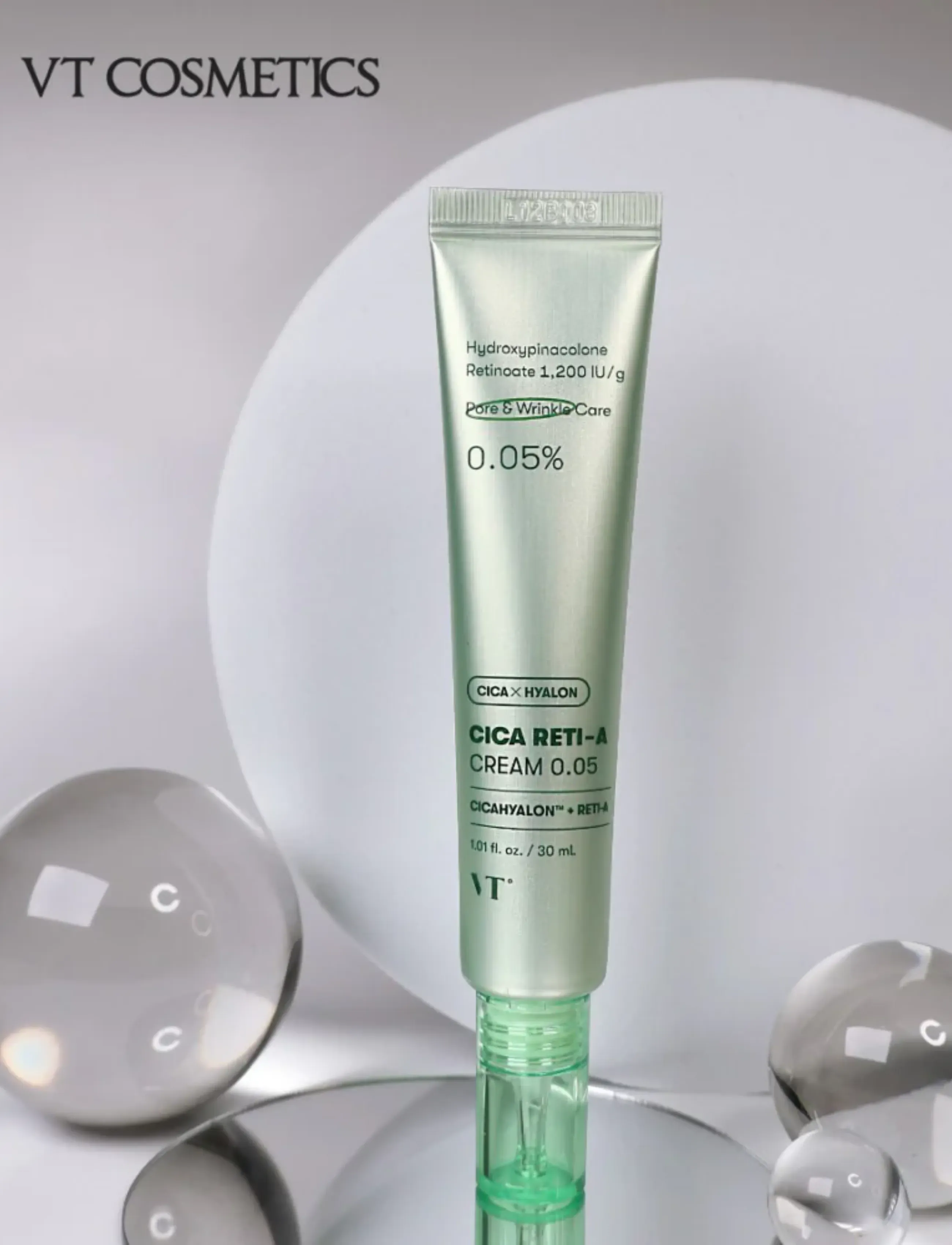 VT Cosmetics Vt Cica Reti-A Cream 0.05, 30 ml, Moisturizers, Nackt - Night Cream, Beauty