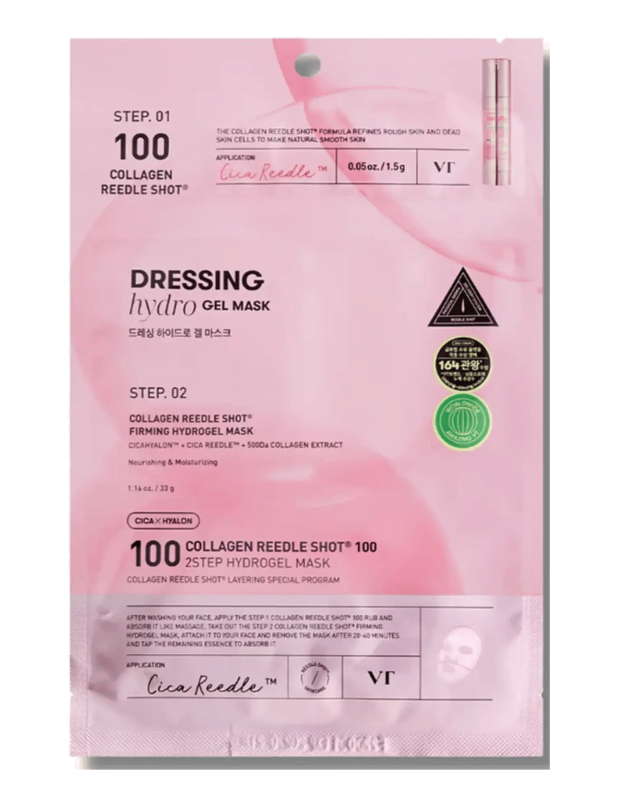 VT Cosmetics - Collagen Reedle Shot 100 2Step Hydrogel Mask - tuchmasken - clear - 1