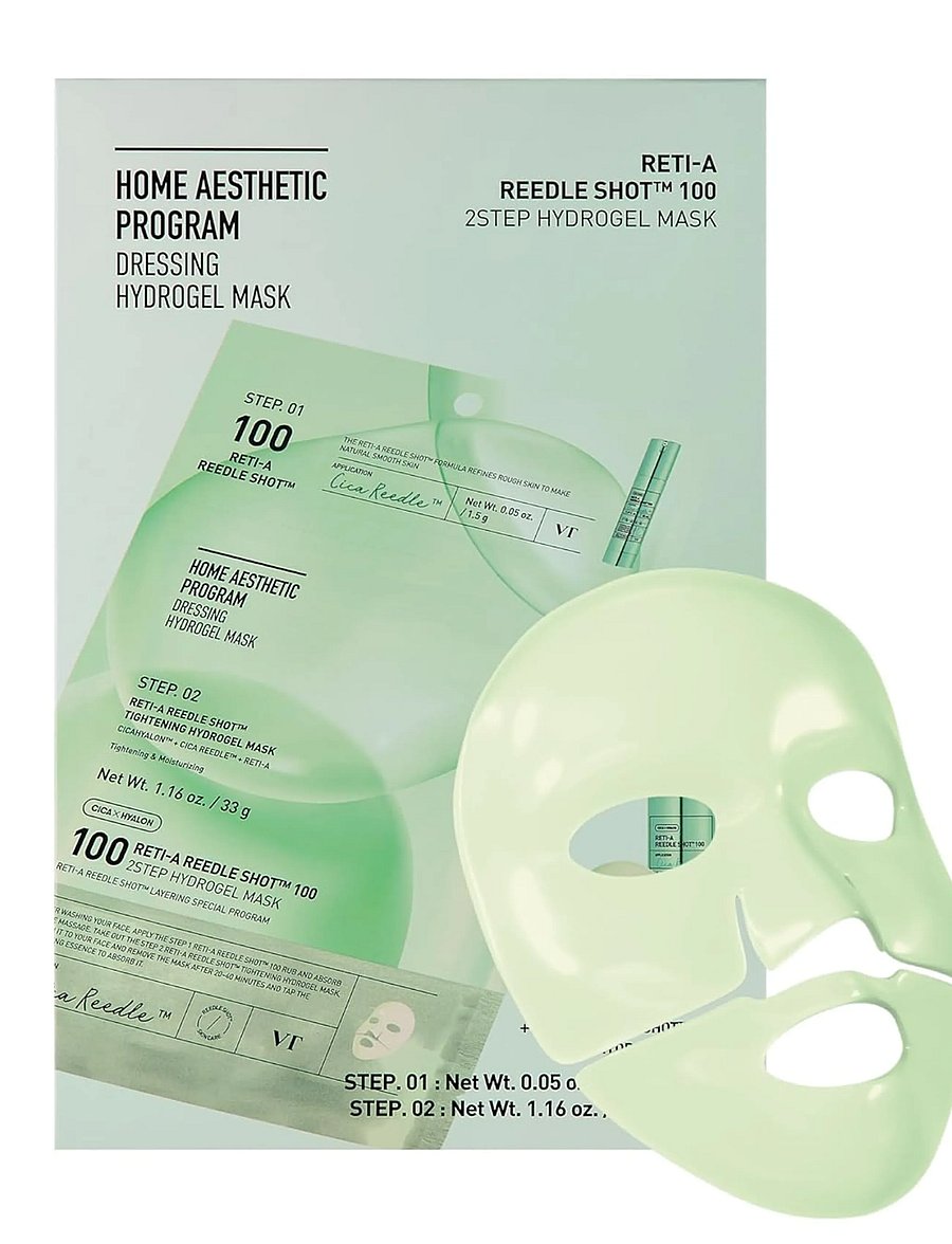 VT Cosmetics - Reti-A Reedle Shot 100 2Step Hydrogel Mask - clear - 2