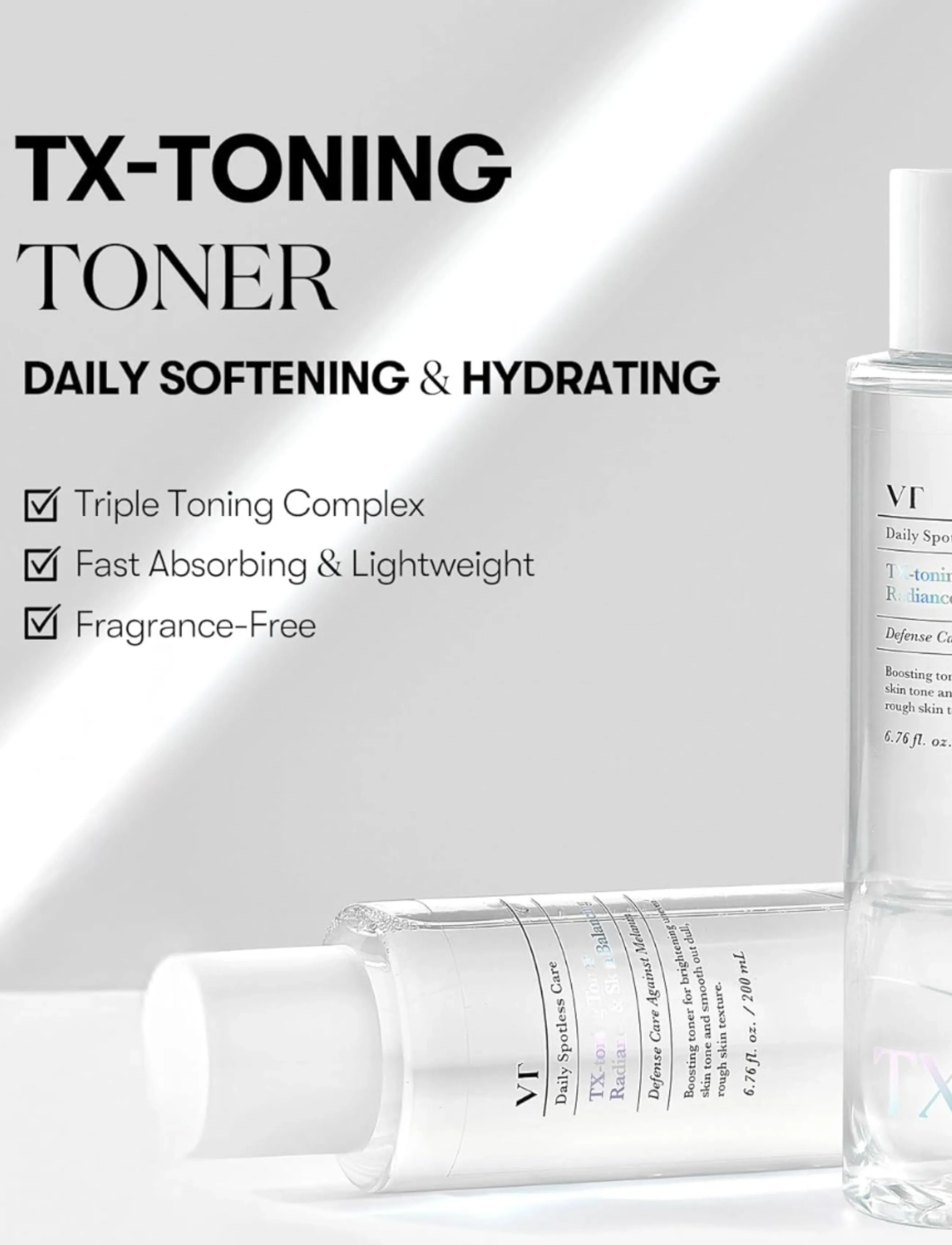VT Cosmetics Tx-Toning Toner, 200 ml, Toners, Nackt - Essence, Beauty