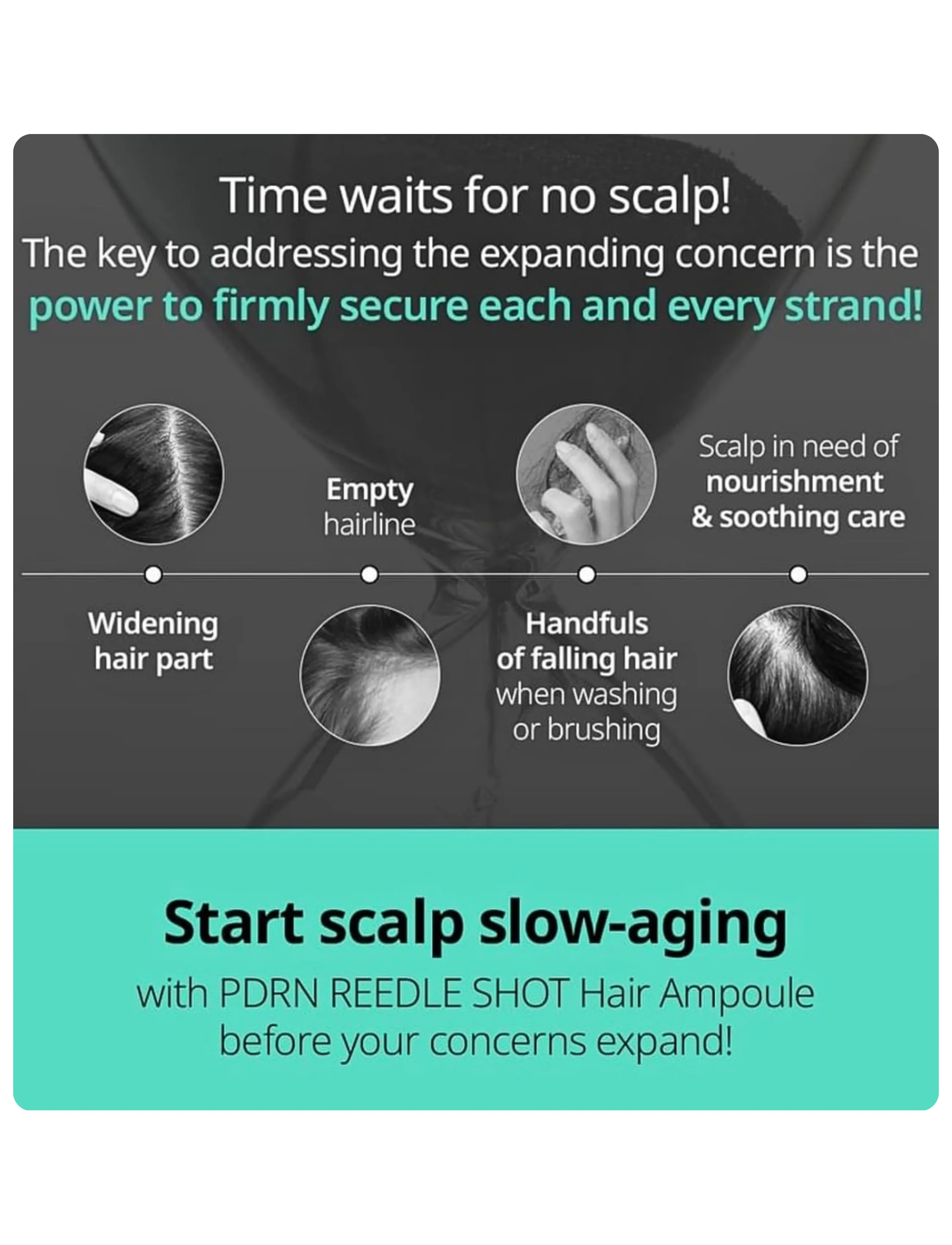 VT Cosmetics - PDRN Reedle Shot Hair Ampoule 100dL - hårserum - clear - 2