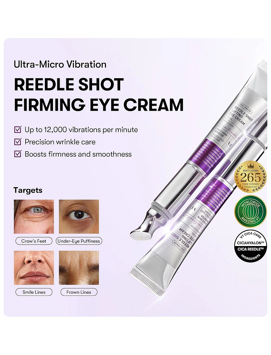 VT Cosmetics - Reedle Shot Lifting Eye Cream - Ögonkräm - clear - 0