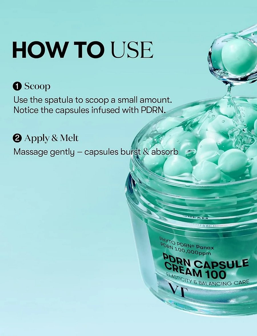 VT Cosmetics - PDRN Capsule Cream 100 - natcremer - clear - 2