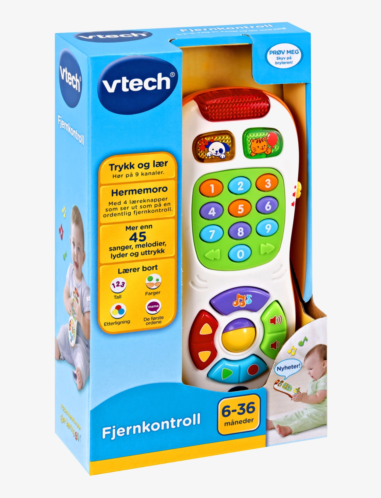 Vtech - Vtech Baby fjernkontroll NO - alhaisimmat hinnat - multi - 1