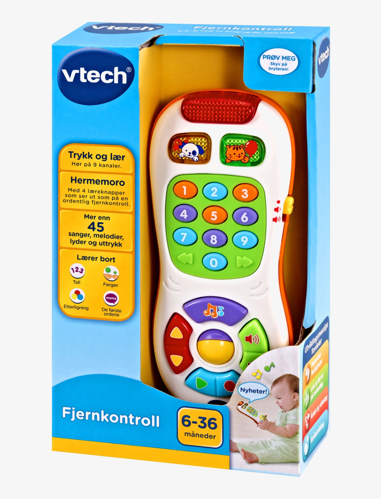 Vtech - Vtech Baby fjernkontroll NO - alhaisimmat hinnat - multi - 2