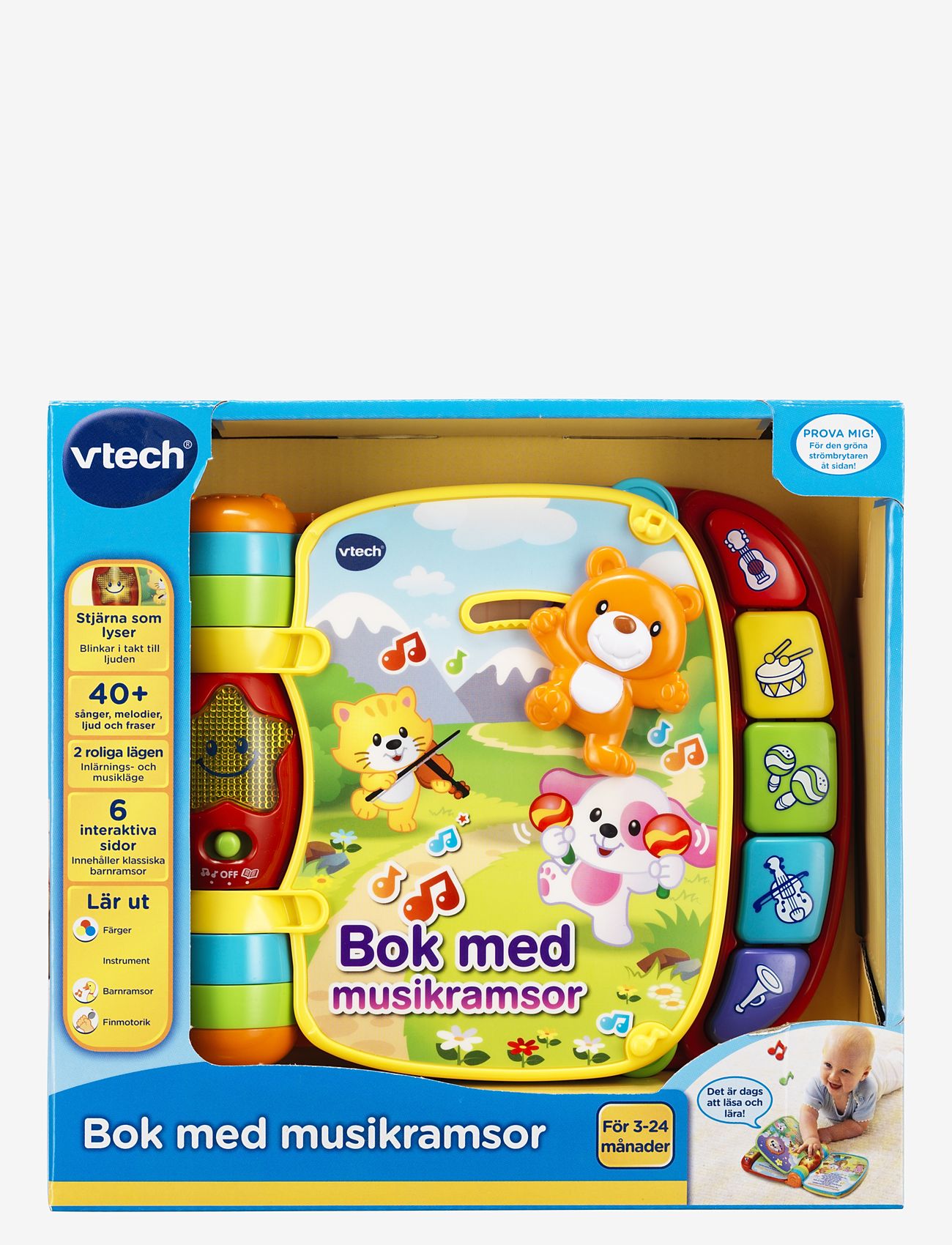 Vtech - Vtech Baby bok med musikramsor SE - interaktivt legetøj - multi - 4