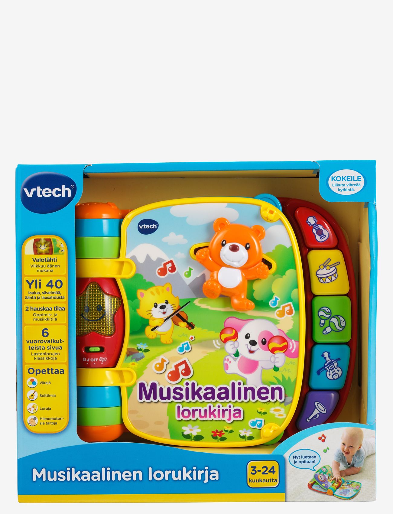 Vtech - Vtech Baby musikaalinen lorukirja FI - baby-bøker - multi - 4