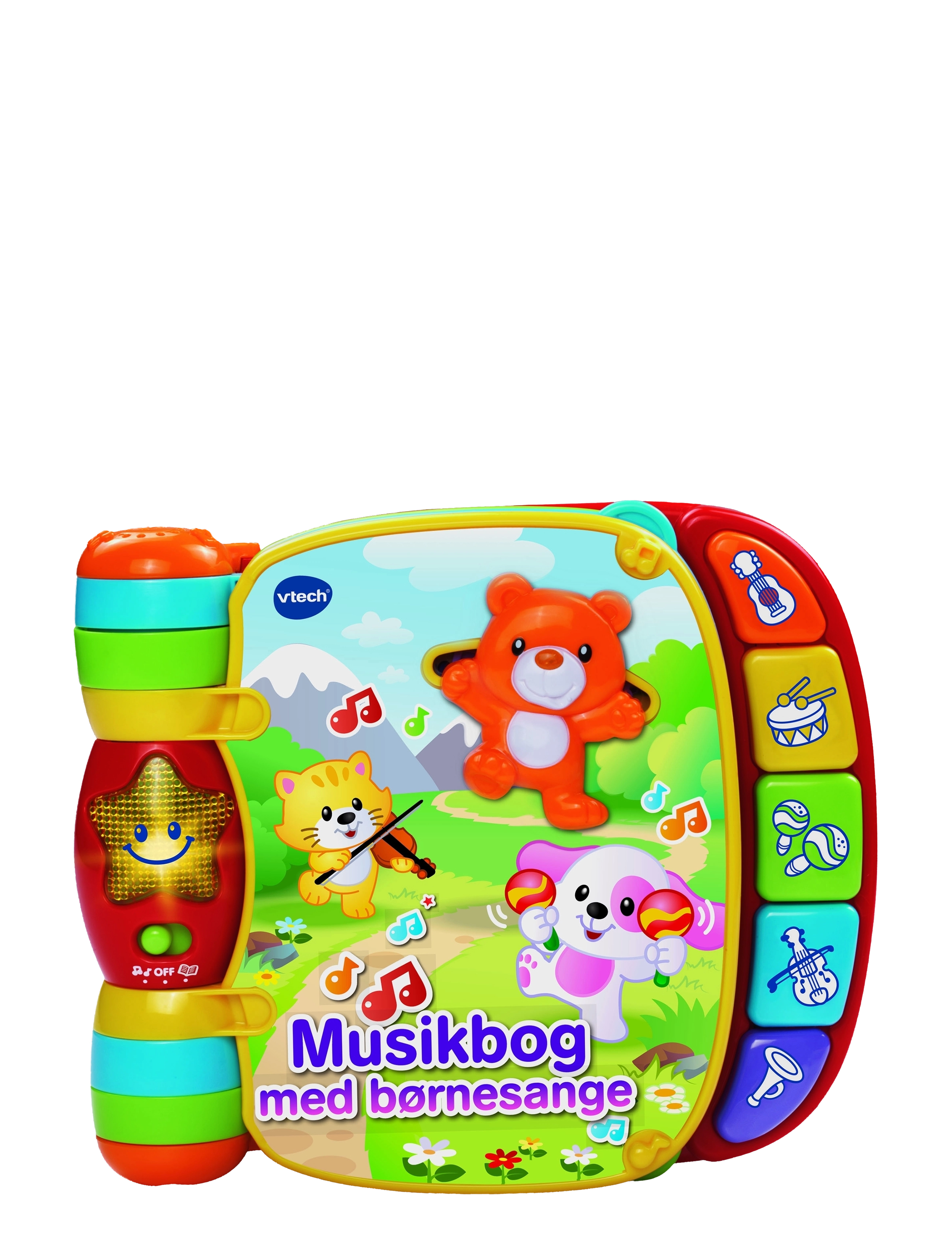 Vtech Vtech Baby Musikbog Med Børnesange Dk, One Size, Multi/patterned, Børnebøger > Babybøger, Børn
