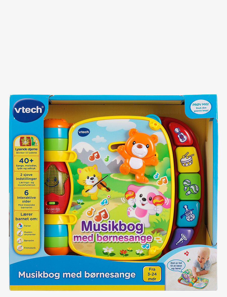 Vtech - Vtech Baby musikbog med børnesange DK - babyböcker - multi - 4