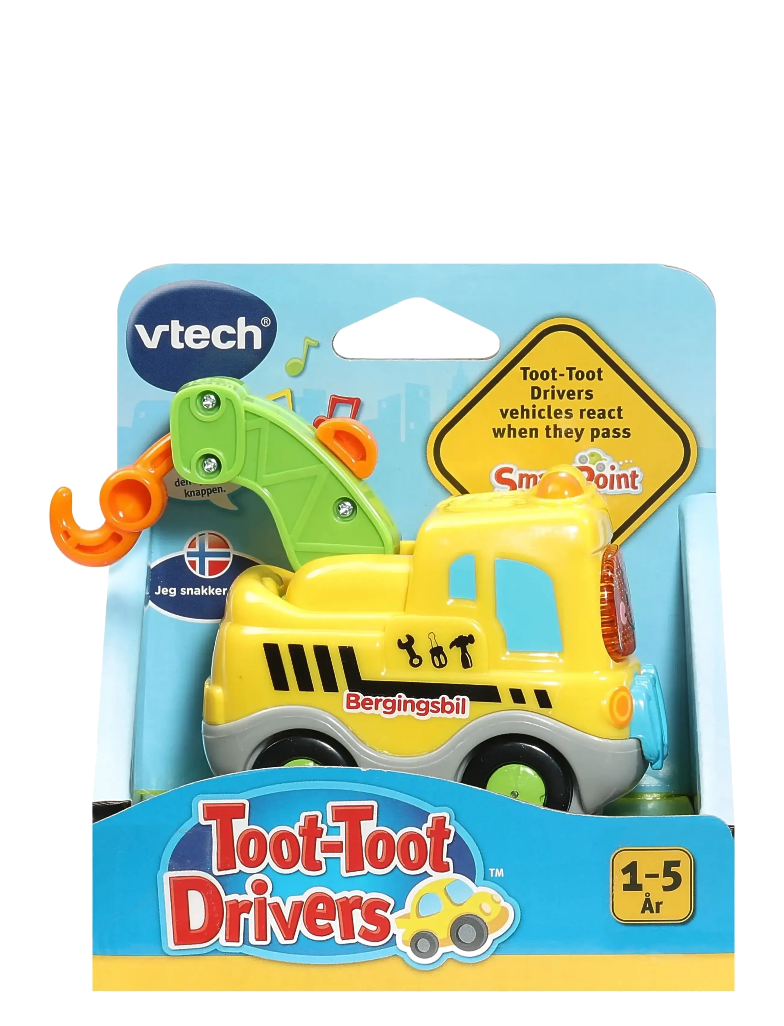 Vtech Vtech Toot Toot Tow Truck NO - Legetøjsbiler & Køretøjer - MULTI / yellow