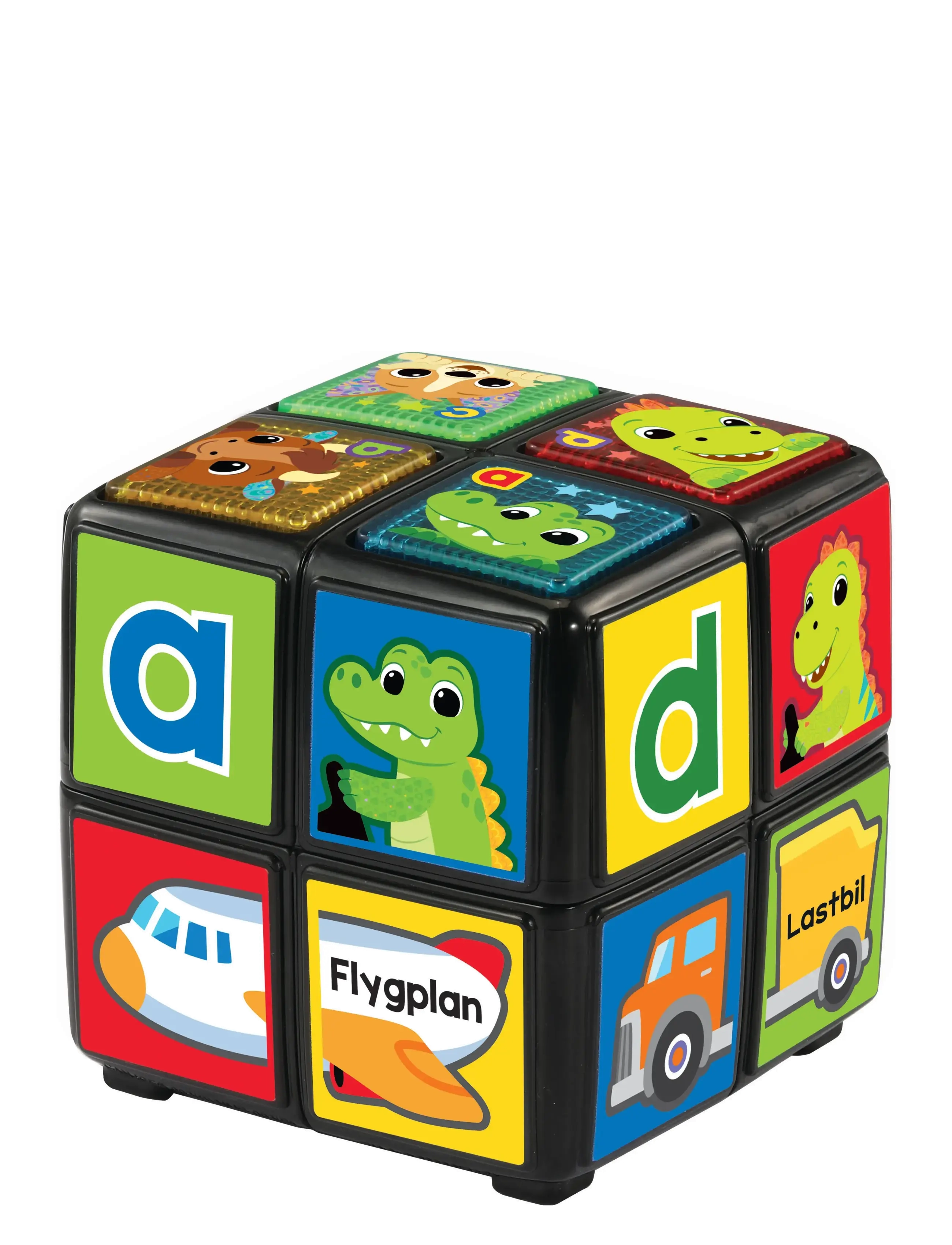 Vtech Vtech Twist & Teach Animal Cube, SWEDISH, Multi/patterned, Games > Fidget Legetøj, Børn