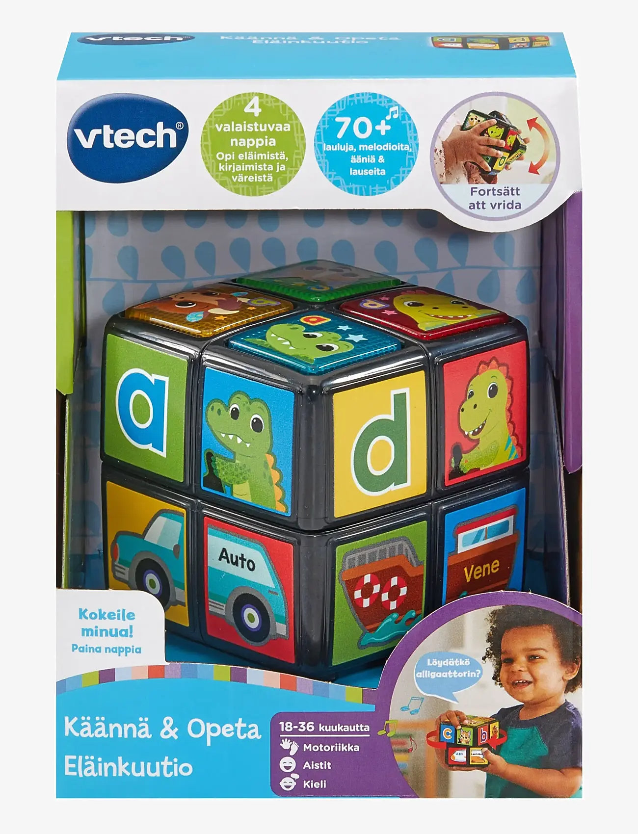 Vtech - Vtech Twist & Teach Animal Cube FI - fidget toys - multi - 1