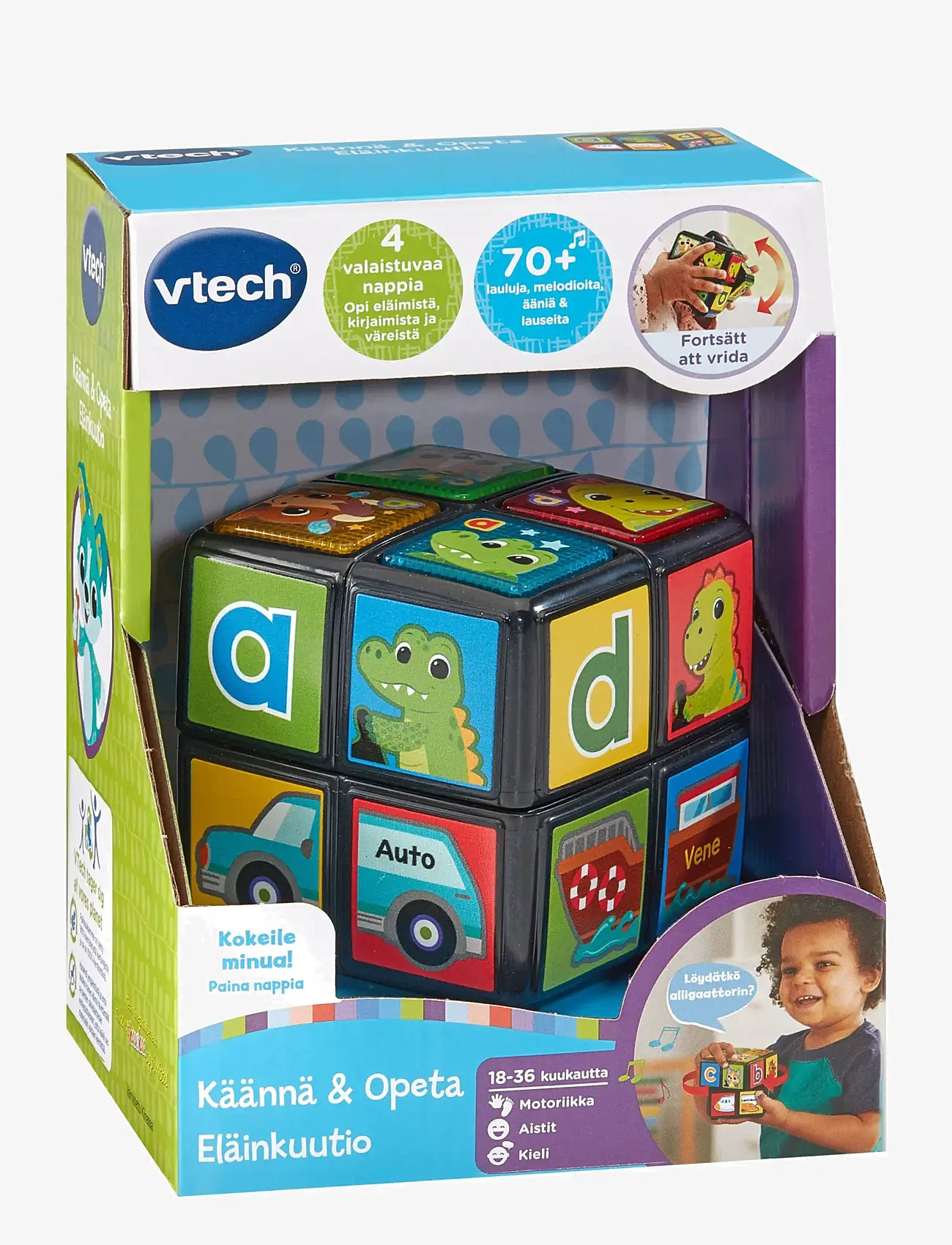 Vtech - Vtech Twist & Teach Animal Cube FI - fidget toys - multi - 2