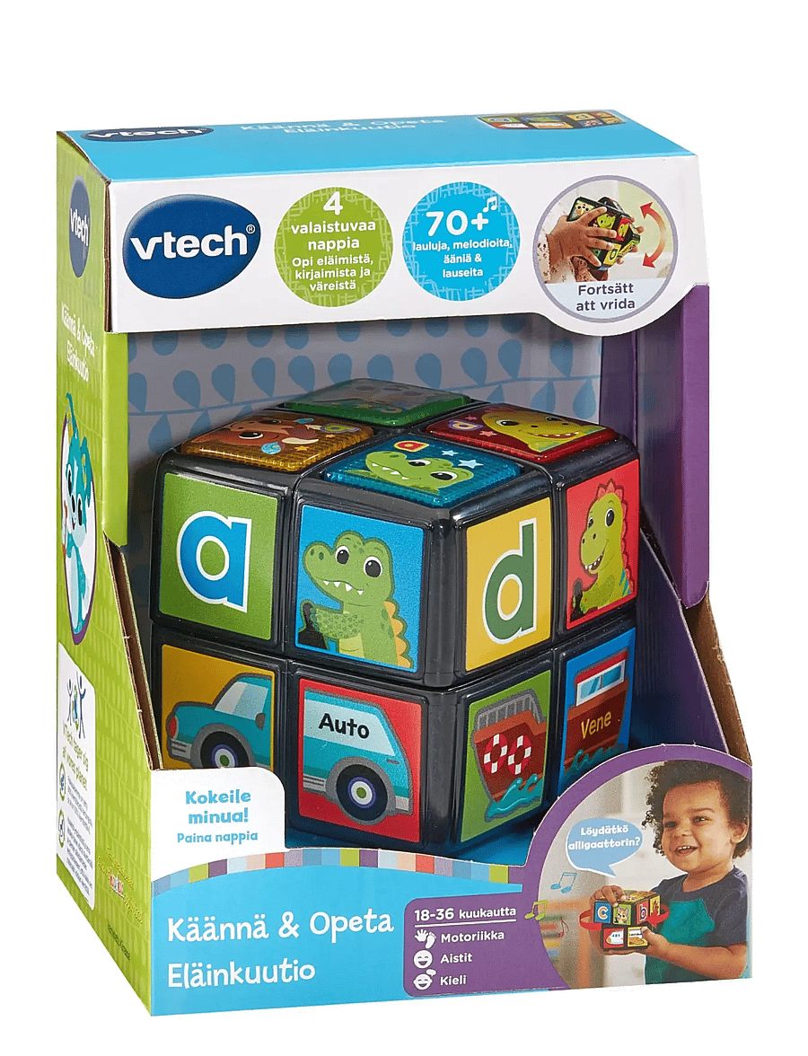 Vtech - Vtech Twist & Teach Animal Cube FI - fidget toys - multi - 2