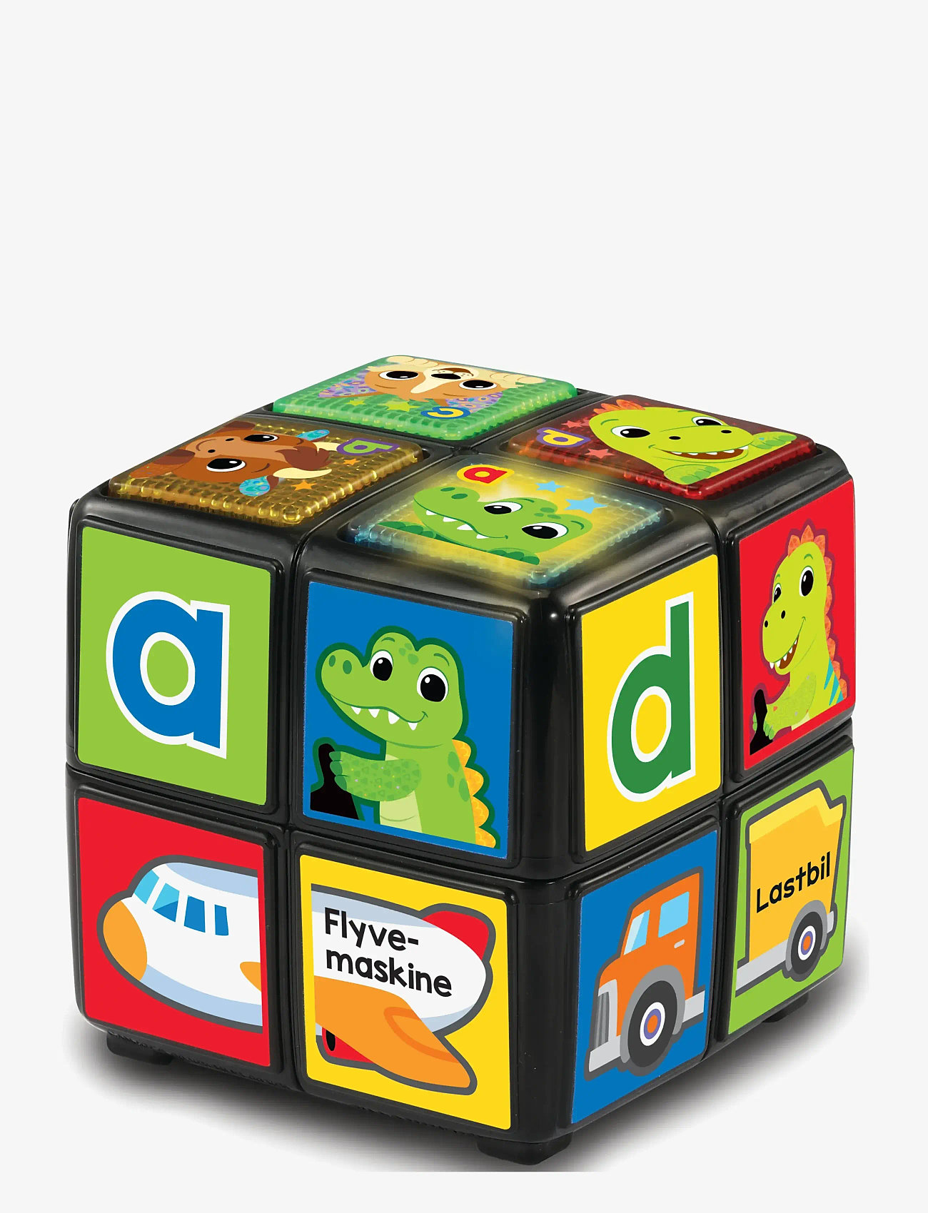 Vtech - Vtech Twist & Teach Animal Cube DK - interaktivt legetøj - multi - 2