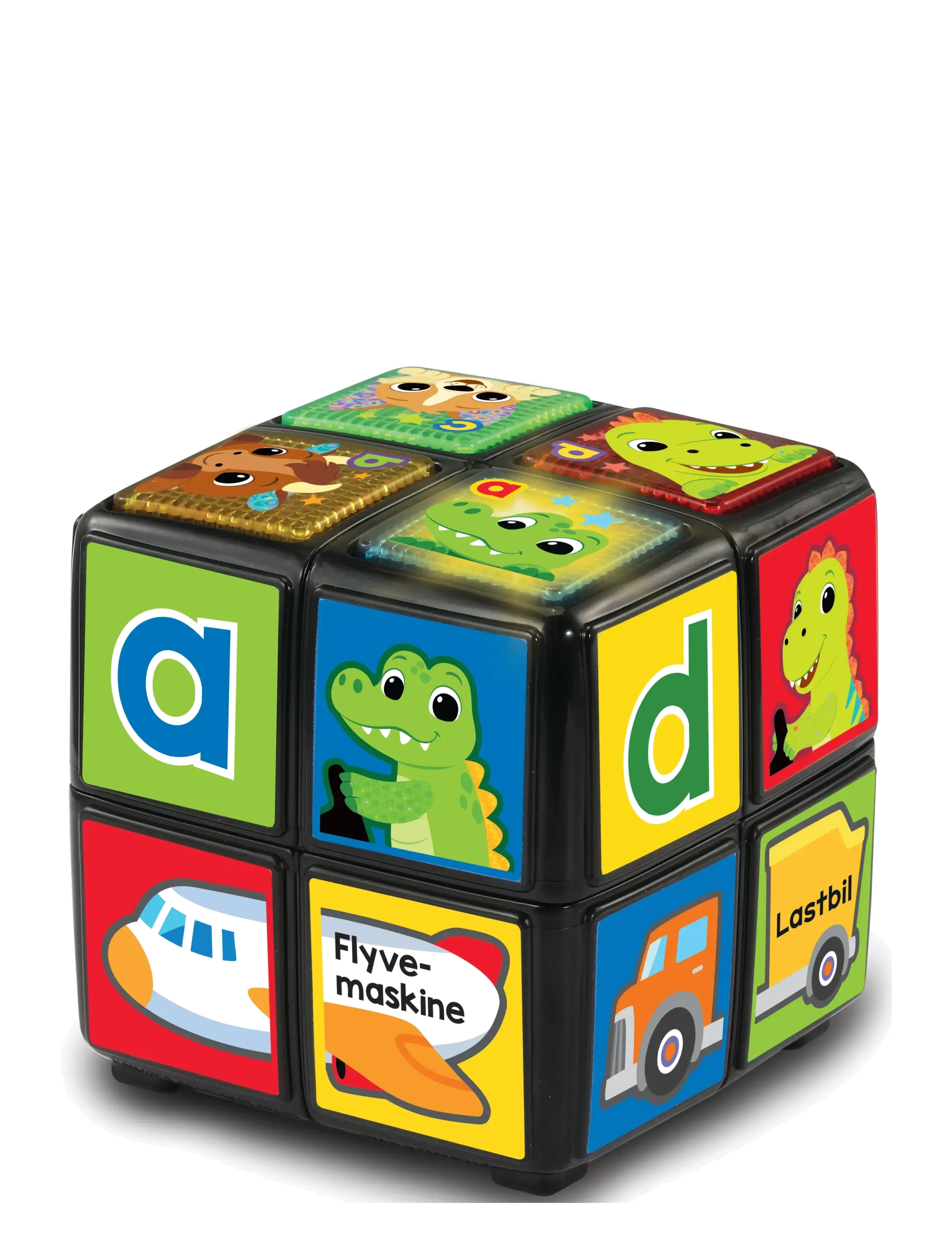 Vtech - Vtech Twist & Teach Animal Cube DK - alhaisimmat hinnat - multi - 1