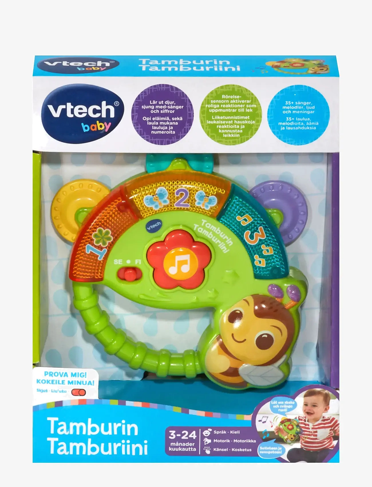 Vtech - Vtech Shaking Sounds Tambourine  - rattles - multi - 1