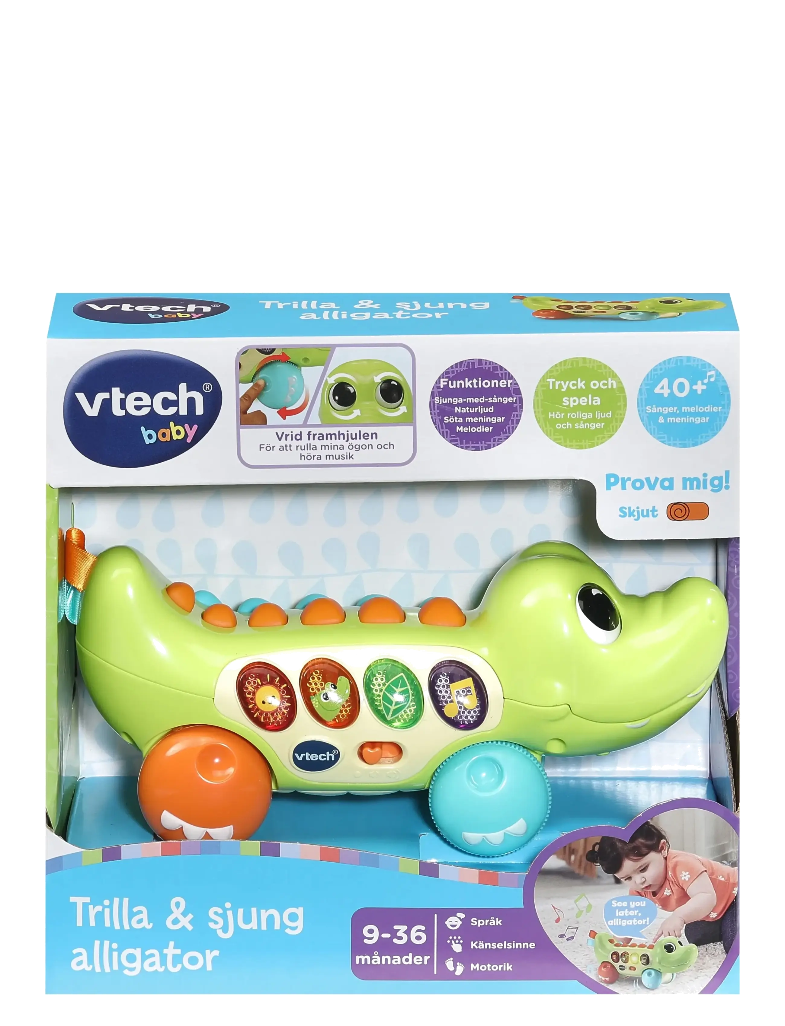 Vtech Vtech Squishy Spikes Alligator SE - Leksaker - MULTI / green