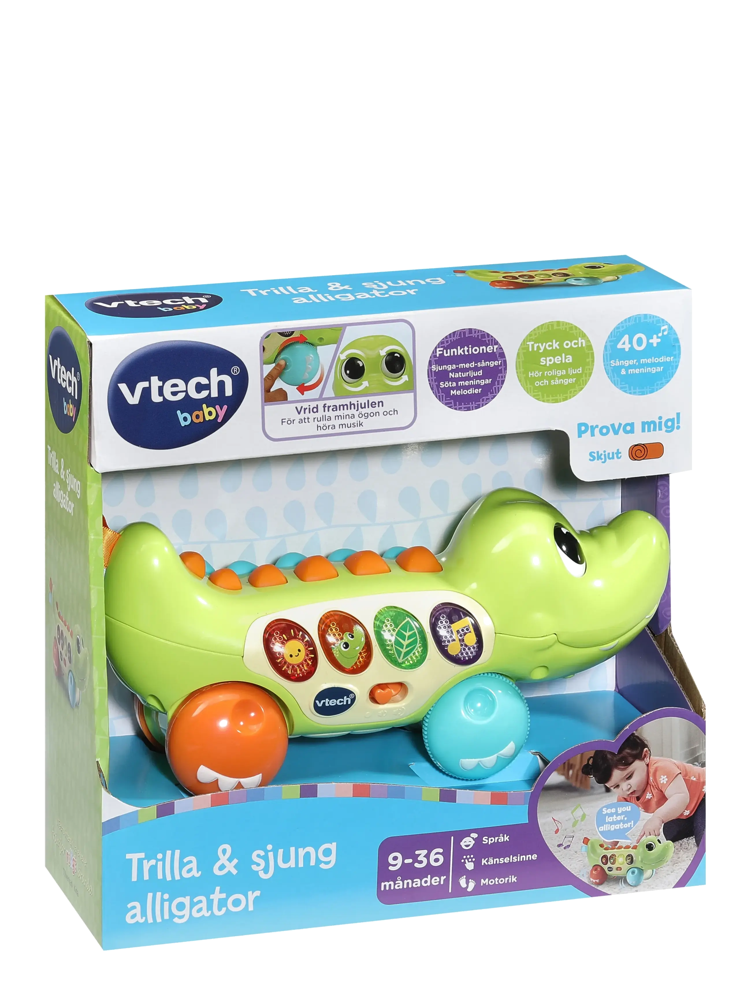 Vtech - Vtech Squishy Spikes Alligator SE - interaktiva leksaker - multi - 1