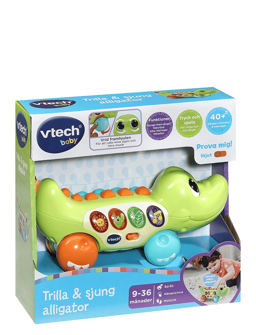 Vtech - Vtech Squishy Spikes Alligator SE - interaktiva leksaker - multi - 1