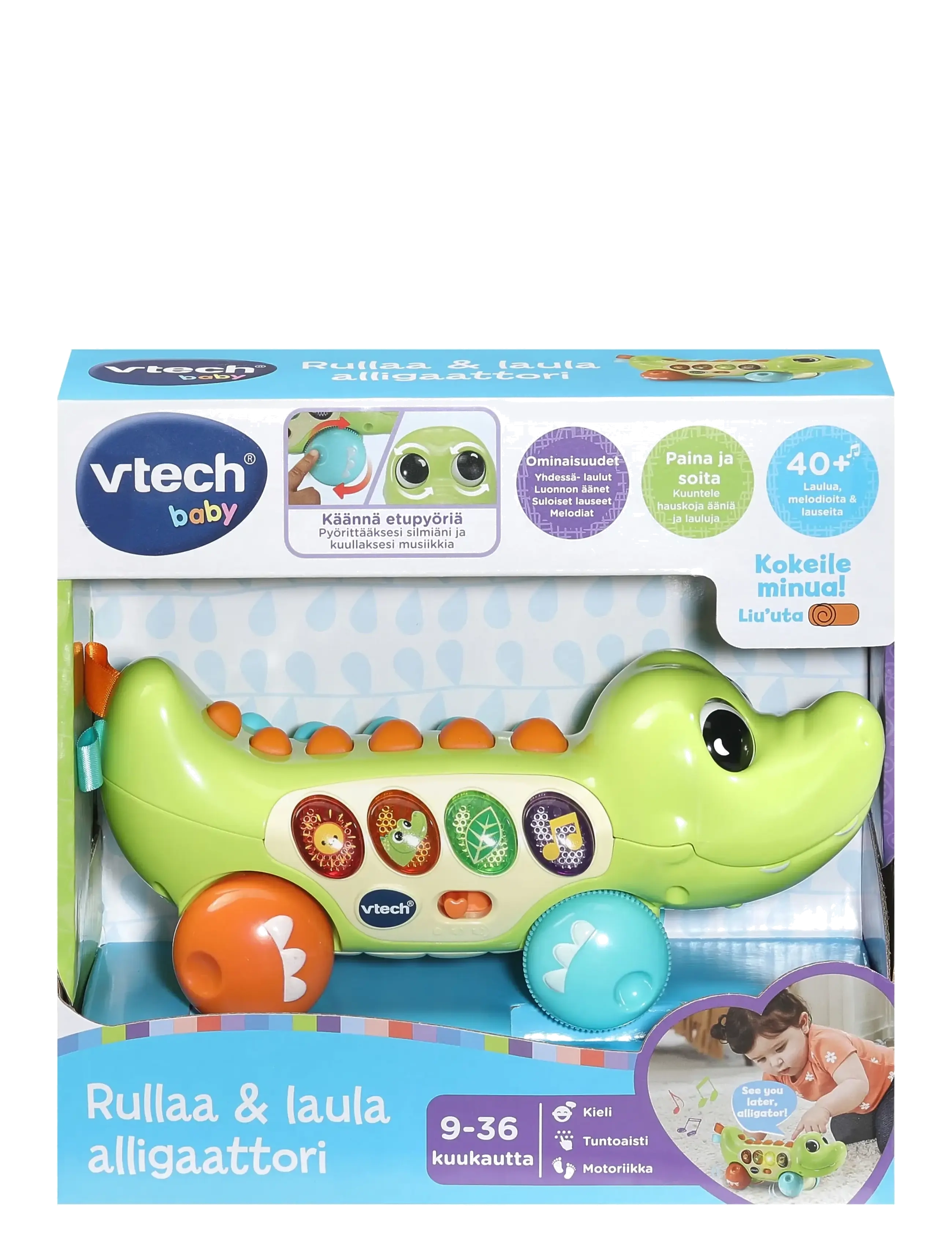 Vtech Vtech Squishy Spikes Alligator FI - Leksaker - MULTI / green