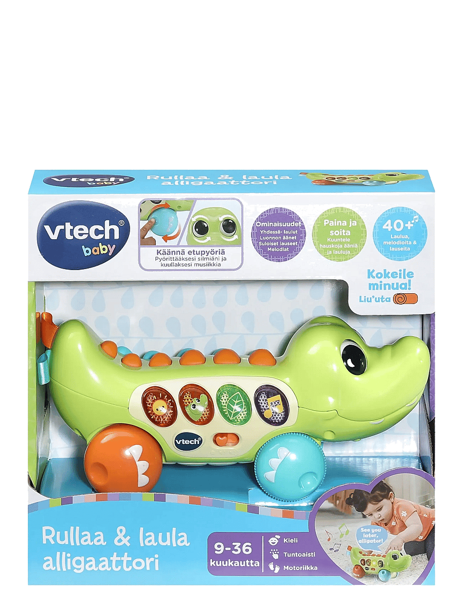 Vtech - Vtech Squishy Spikes Alligator FI - interaktiva leksaker - multi - 0