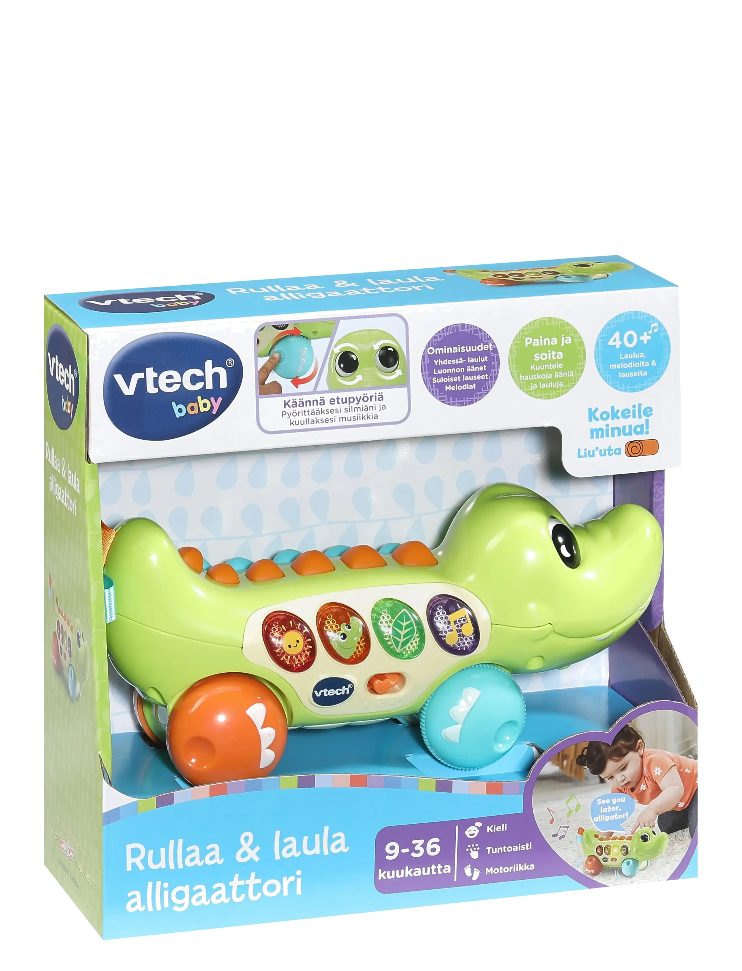 Vtech - Vtech Squishy Spikes Alligator FI - interaktiva leksaker - multi - 1