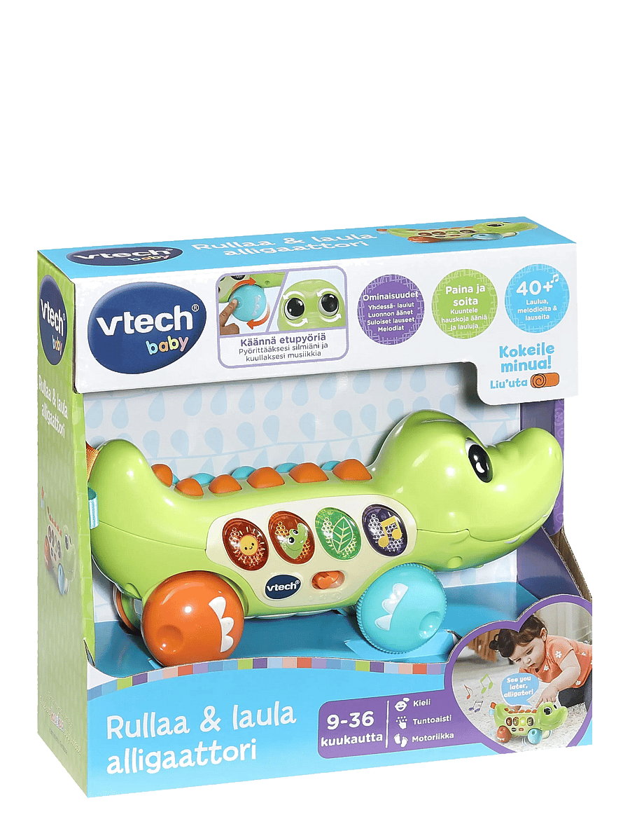 Vtech - Vtech Squishy Spikes Alligator FI - interaktiva leksaker - multi - 1