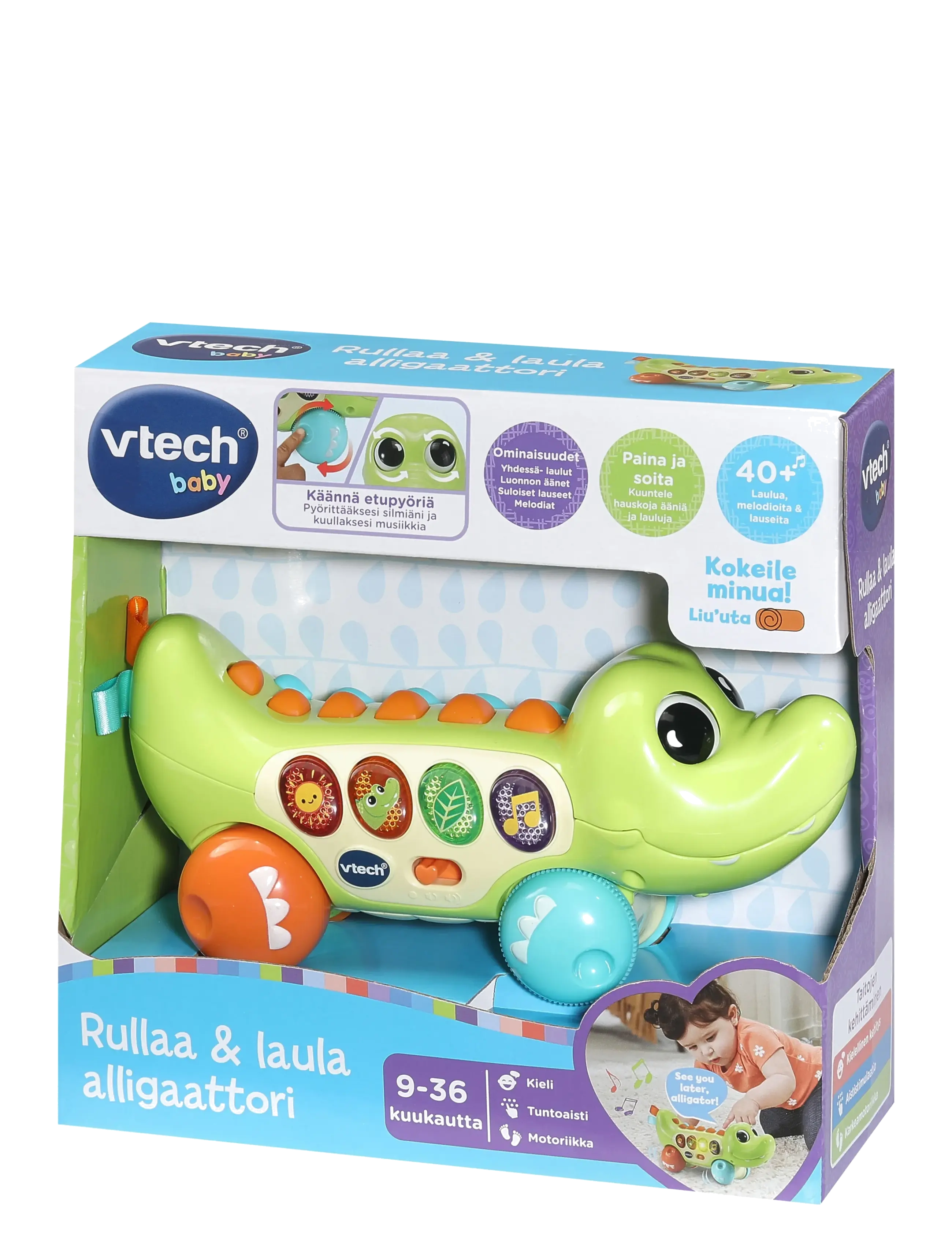 Vtech - Vtech Squishy Spikes Alligator FI - interaktiva leksaker - multi - 2