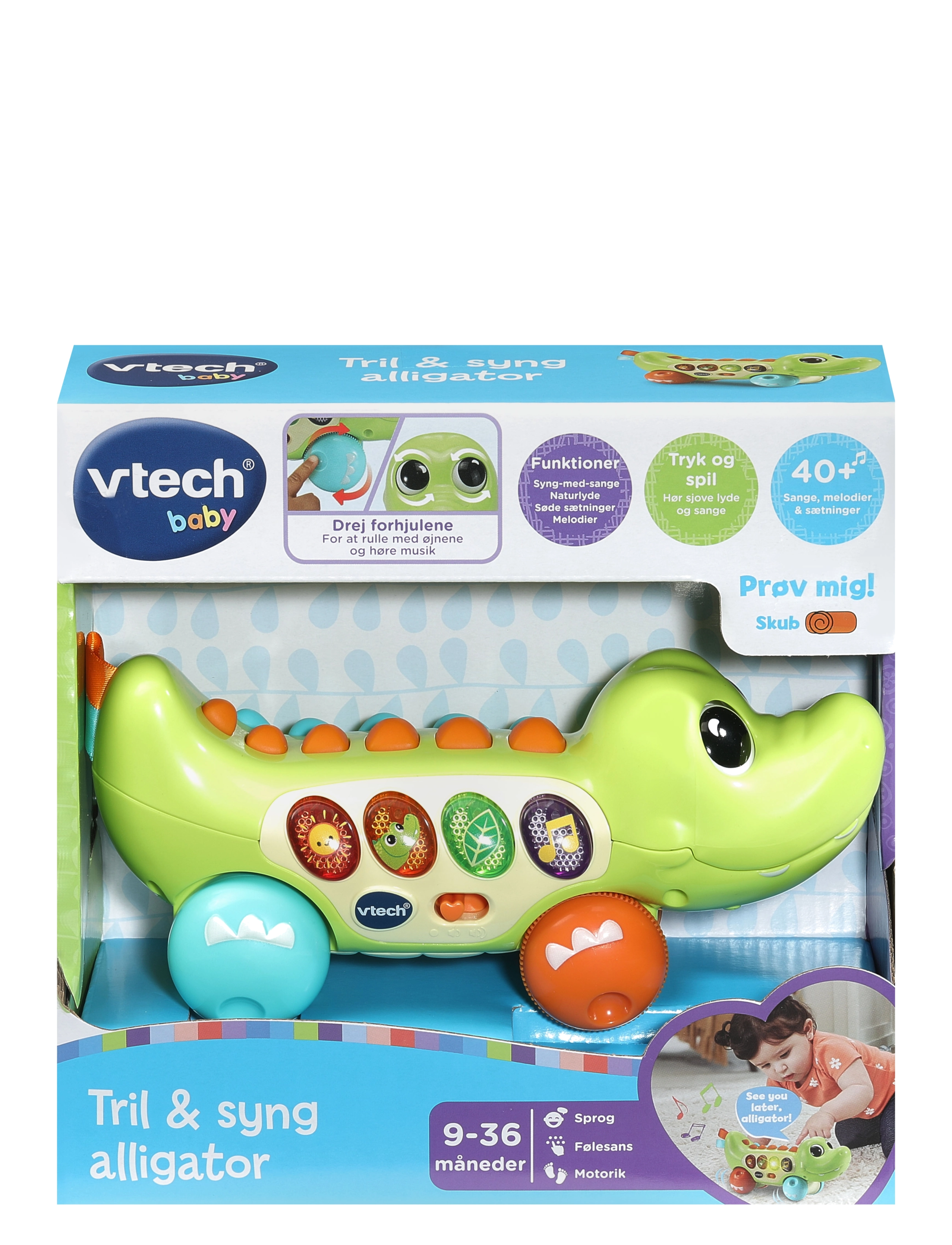 Vtech Vtech Squishy Spikes Alligator DK - Leksaker - MULTI / green