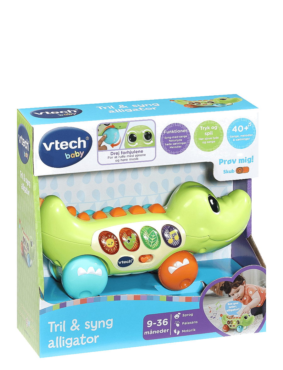 Vtech - Vtech Squishy Spikes Alligator DK - interaktiva leksaker - multi - 1