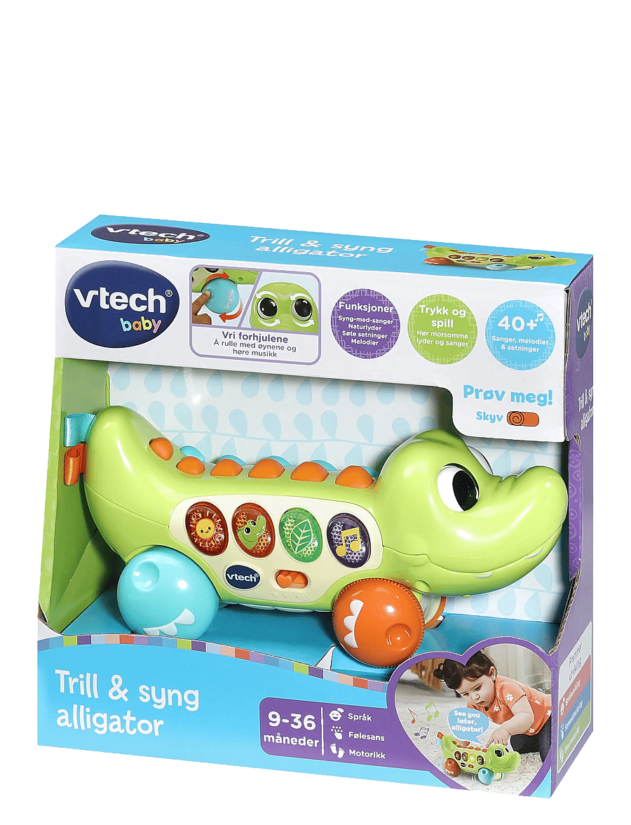 Vtech - Vtech Squishy Spikes Alligator NO - interaktiva leksaker - multi - 1