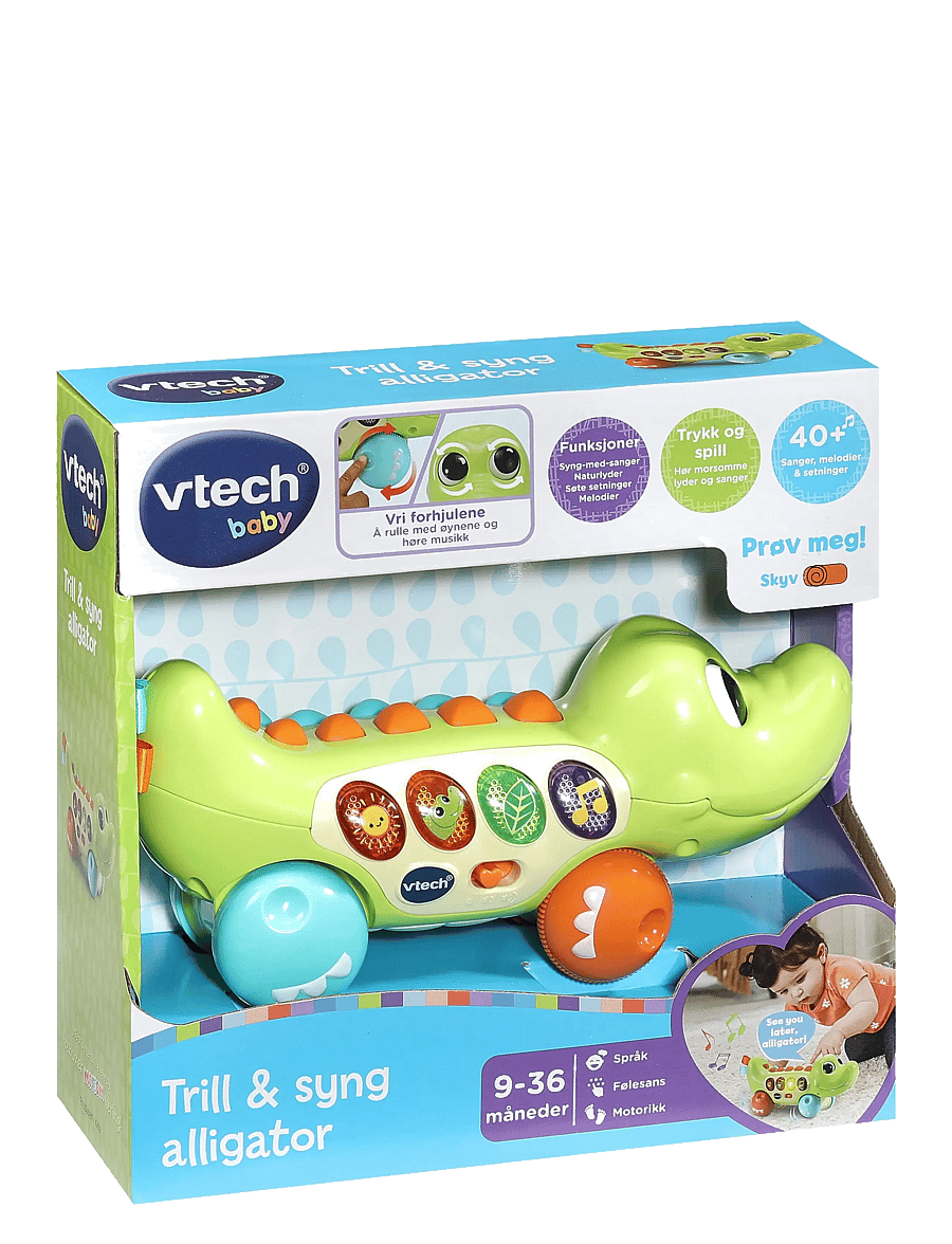 Vtech - Vtech Squishy Spikes Alligator NO - interaktiva leksaker - multi - 2