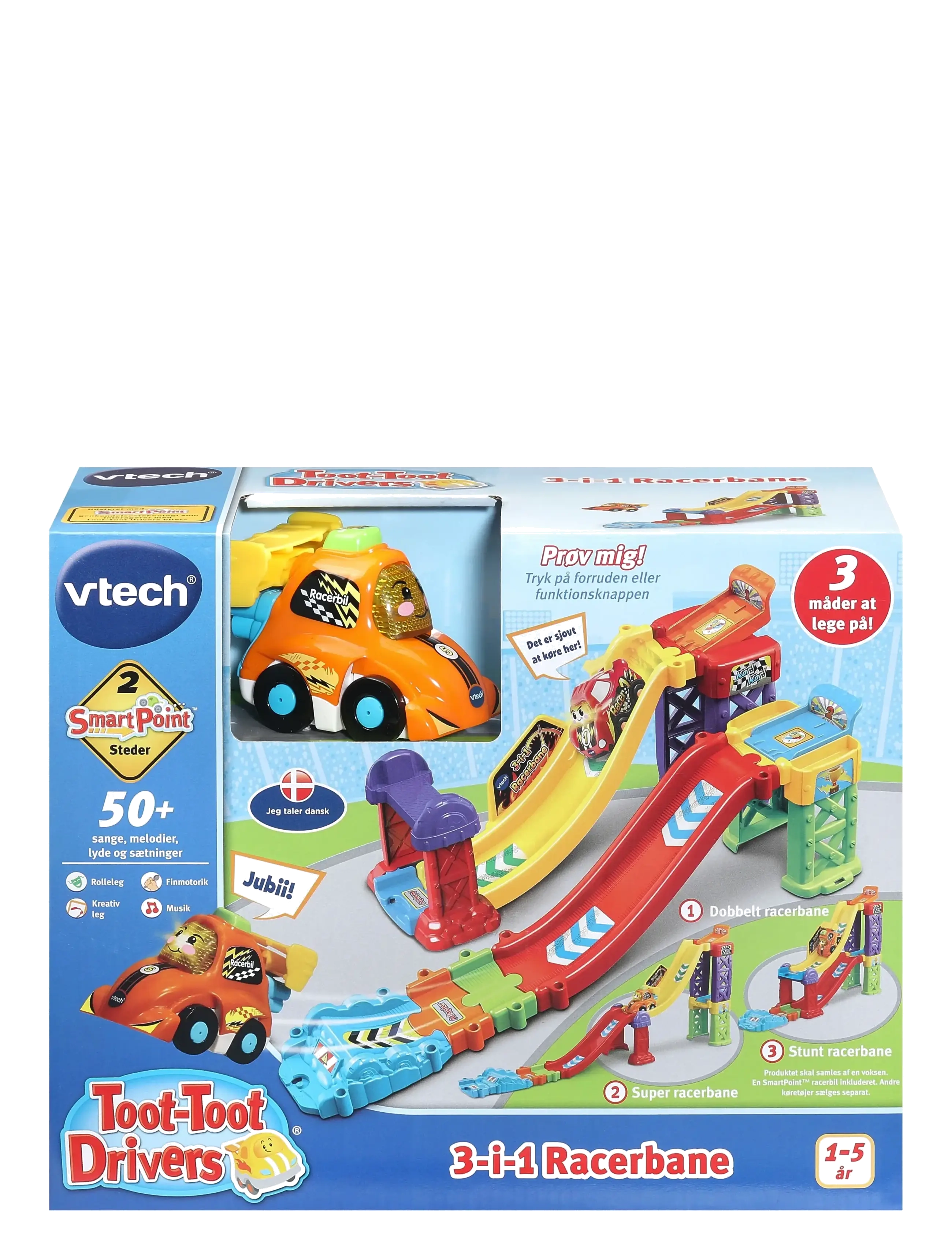 Vtech Vtech Toot Toot 3-In-1 Raceway DK - Leksaker - MULTI / multi